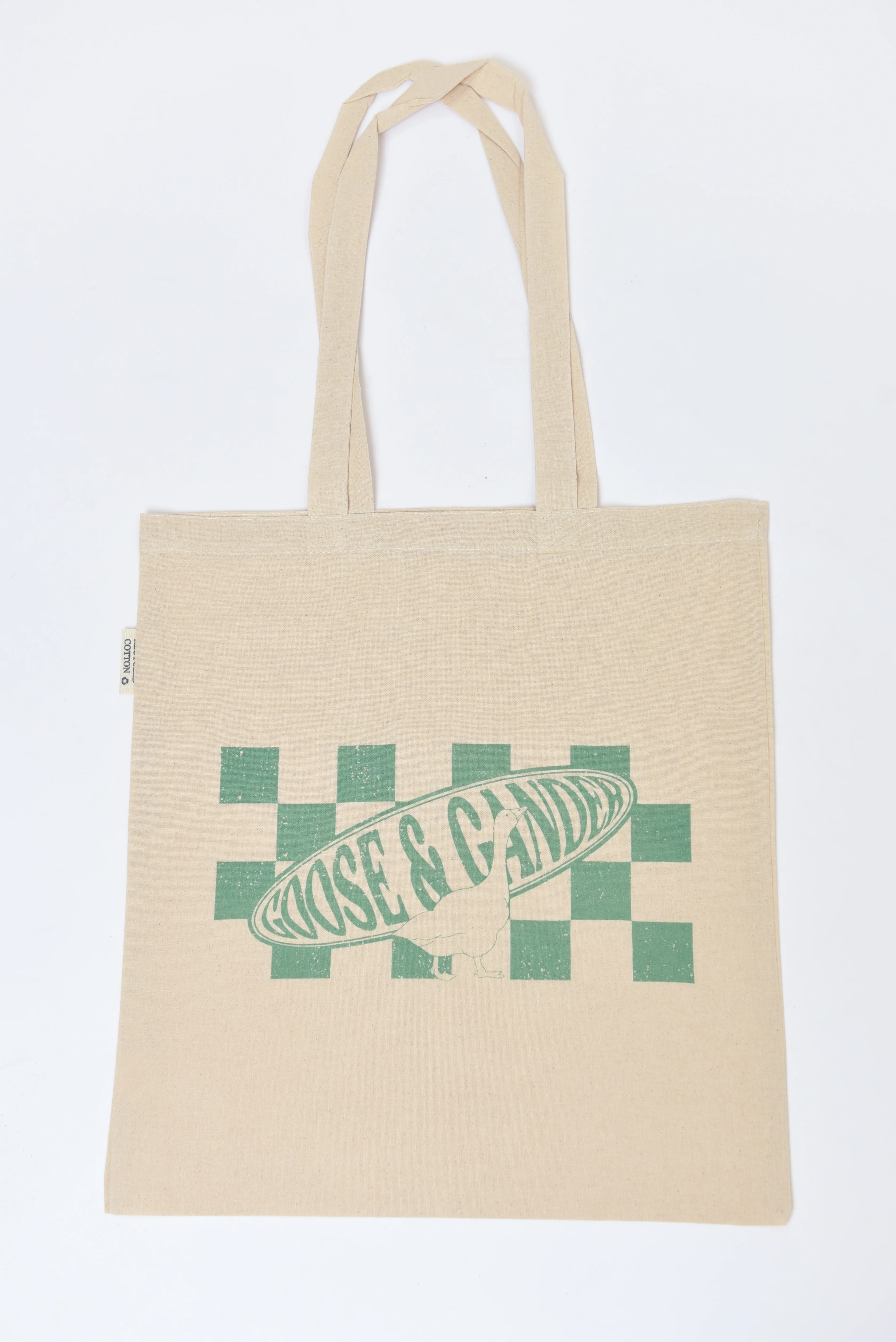 L&L Checkered Tote Bag - Image 3