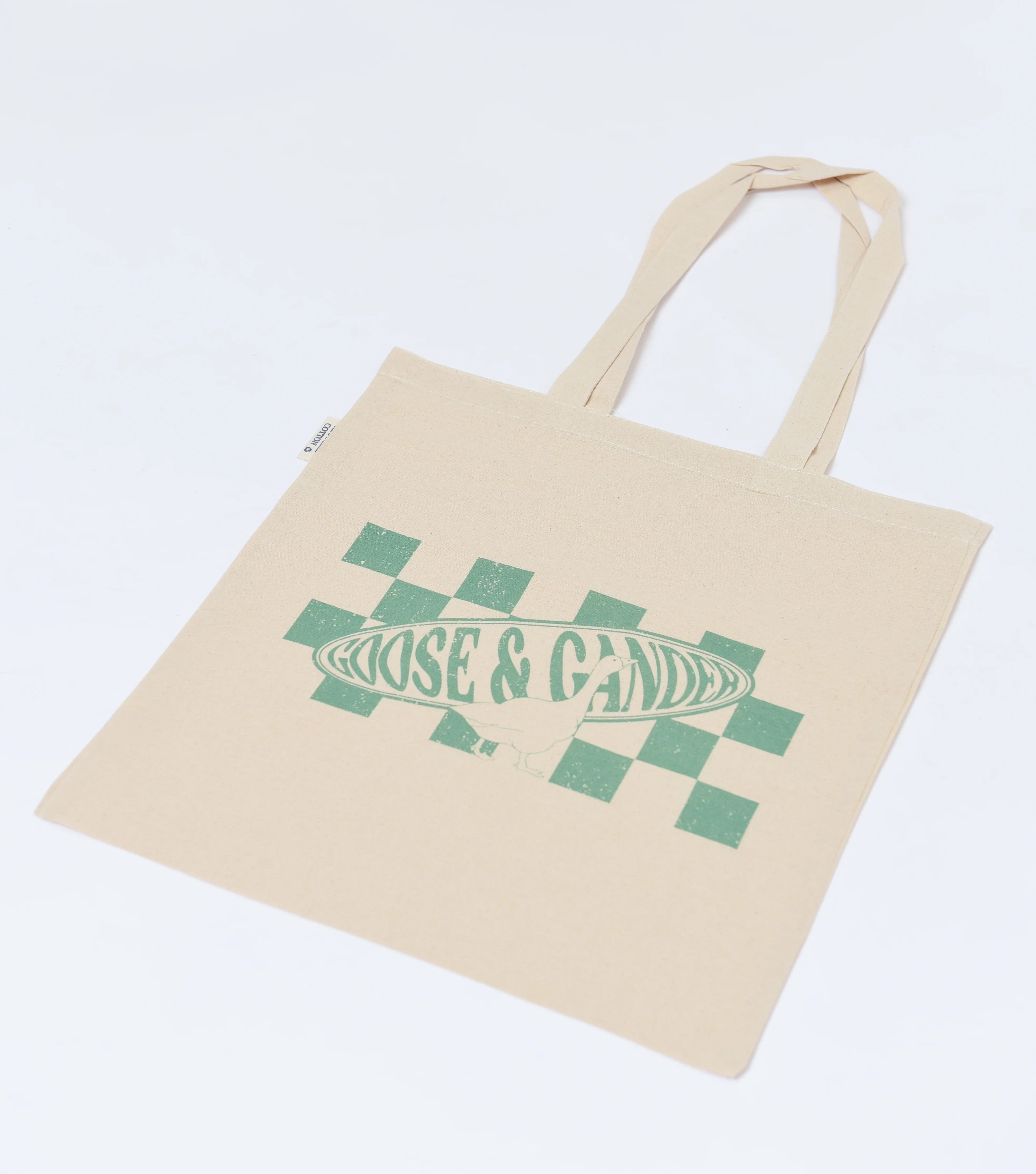 L&L Checkered Tote Bag - Image 4