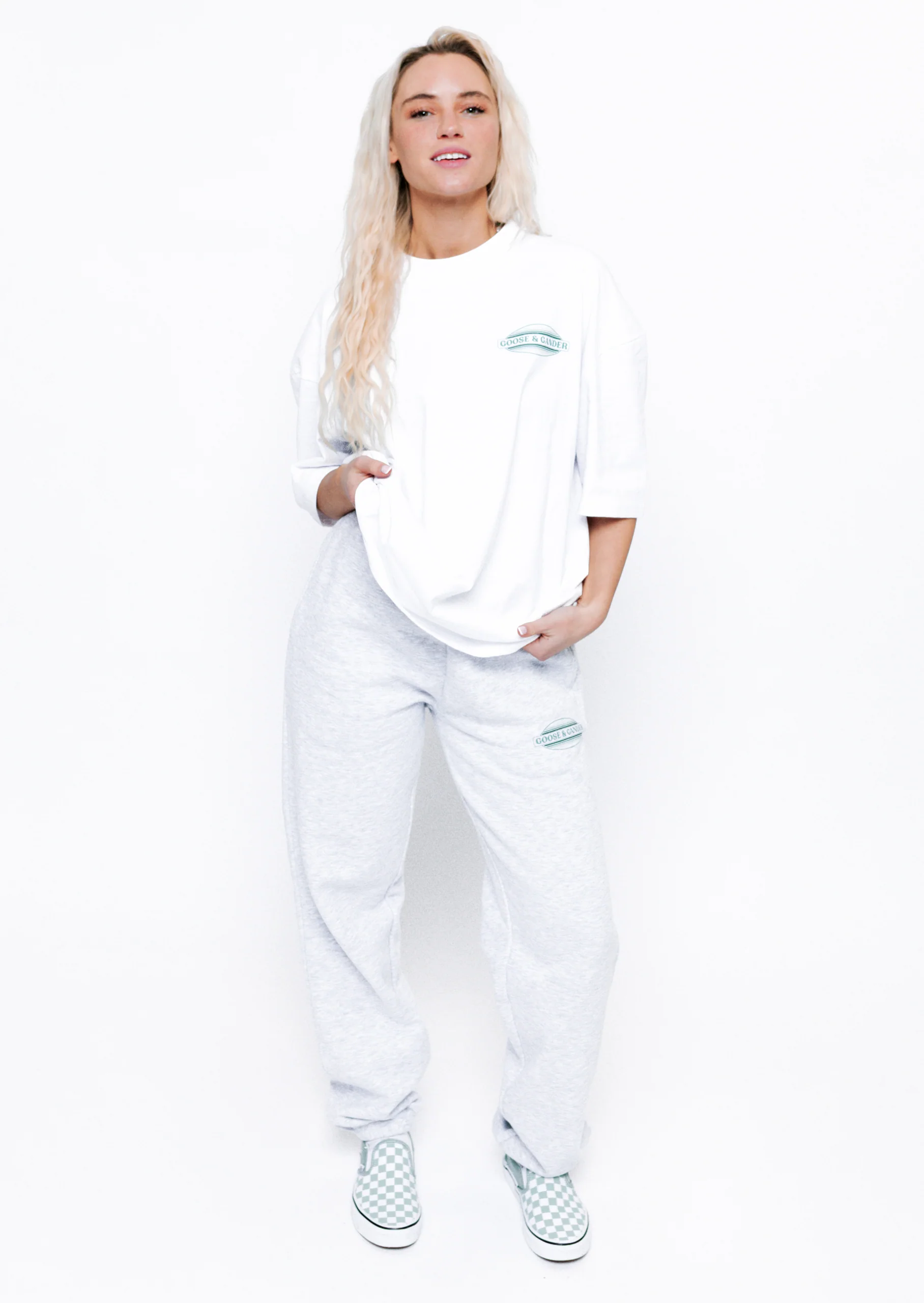 L&L Oval Printed Tee - White - Image 9