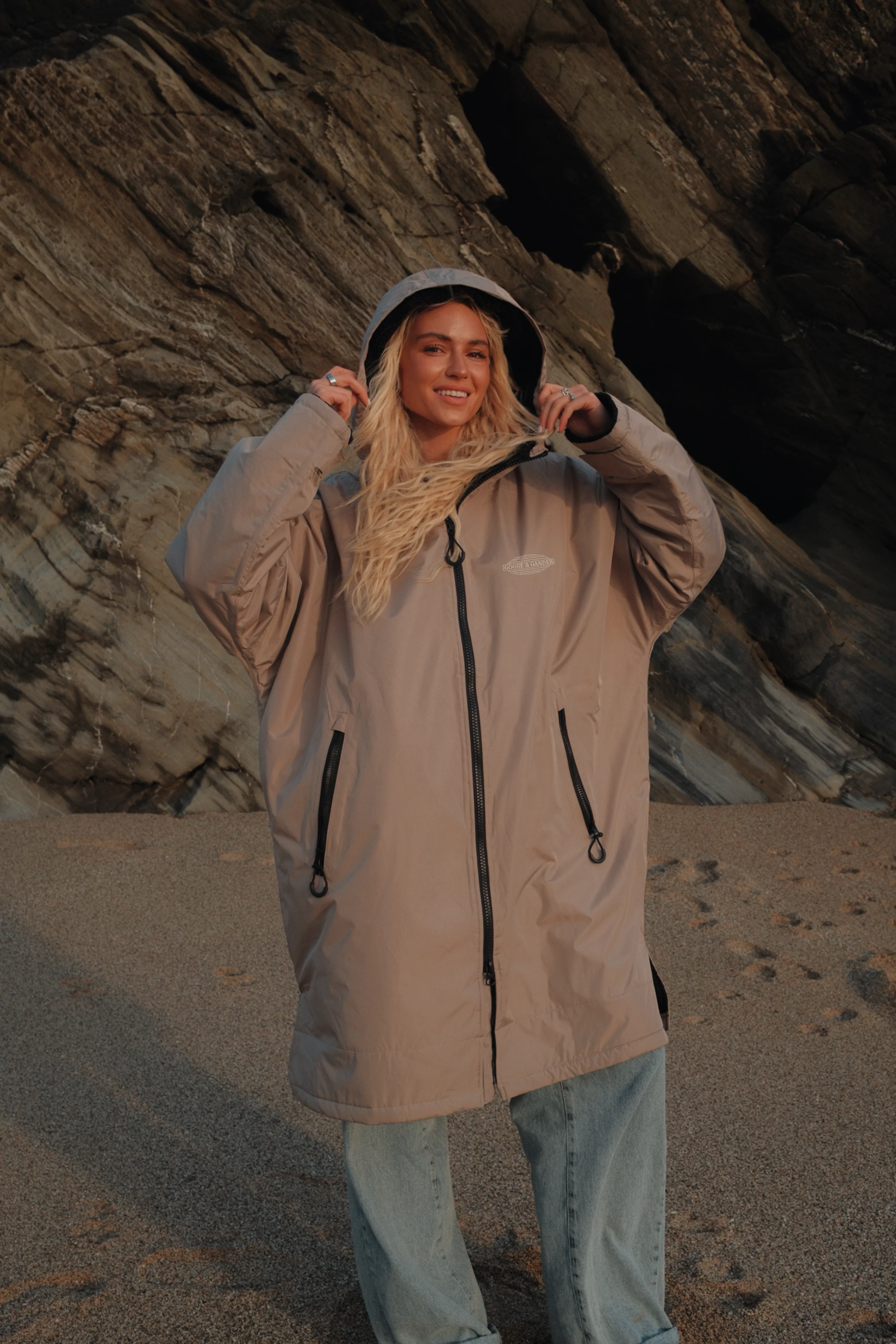 L&L Waterproof All Weather Robe - Sand - Image 11