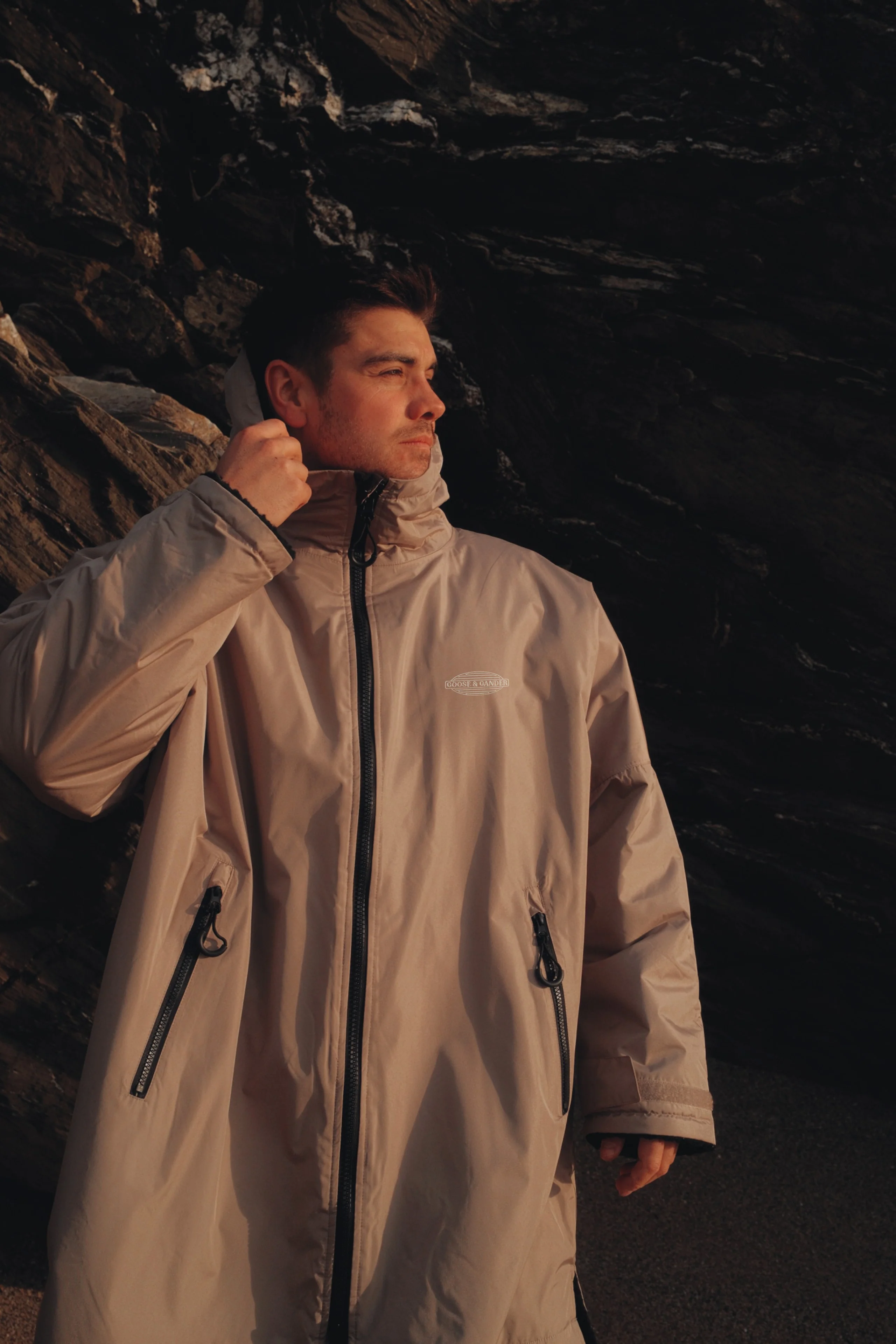 L&L Waterproof All Weather Robe - Sand - Image 12