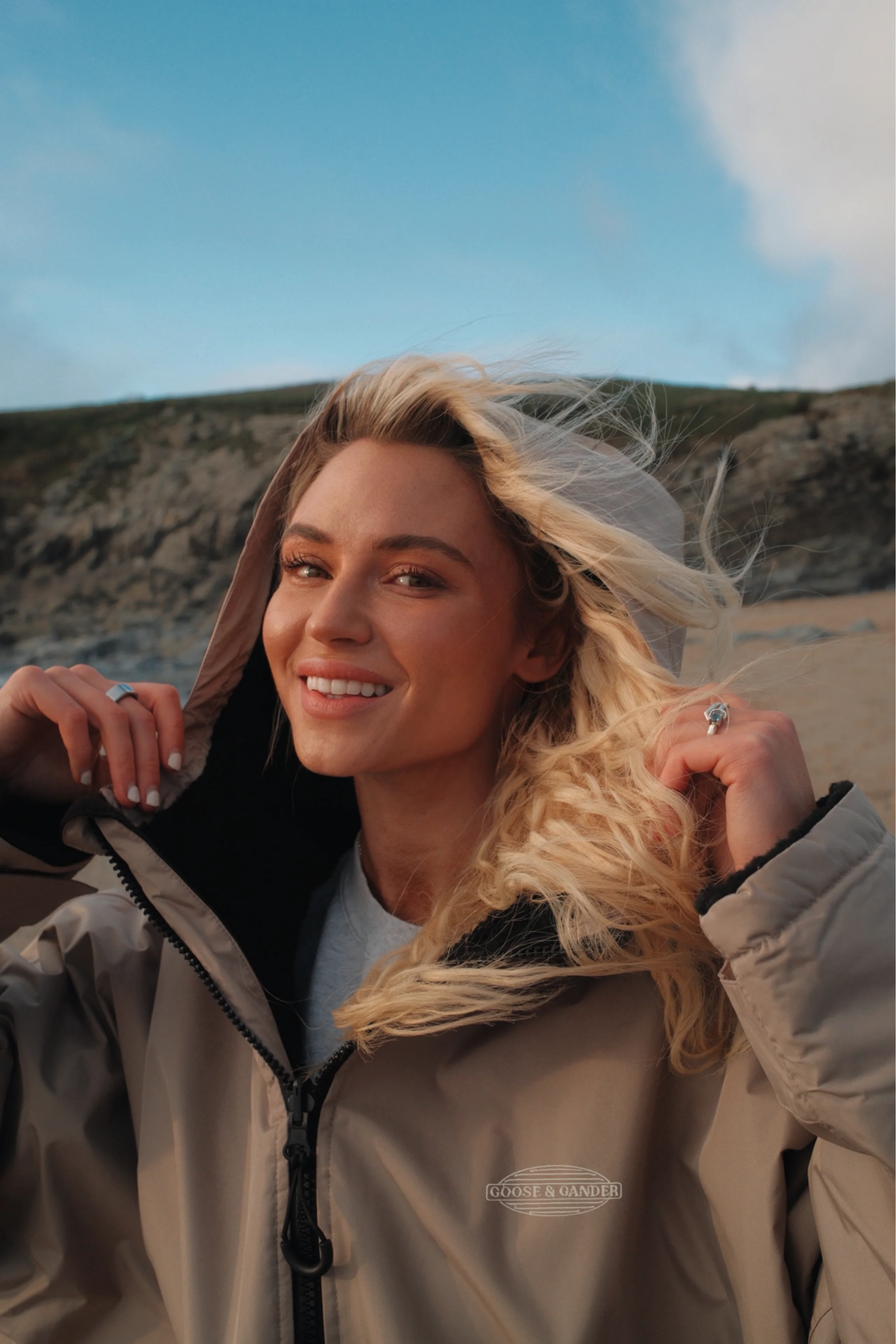 L&L Waterproof All Weather Robe - Sand - Image 18