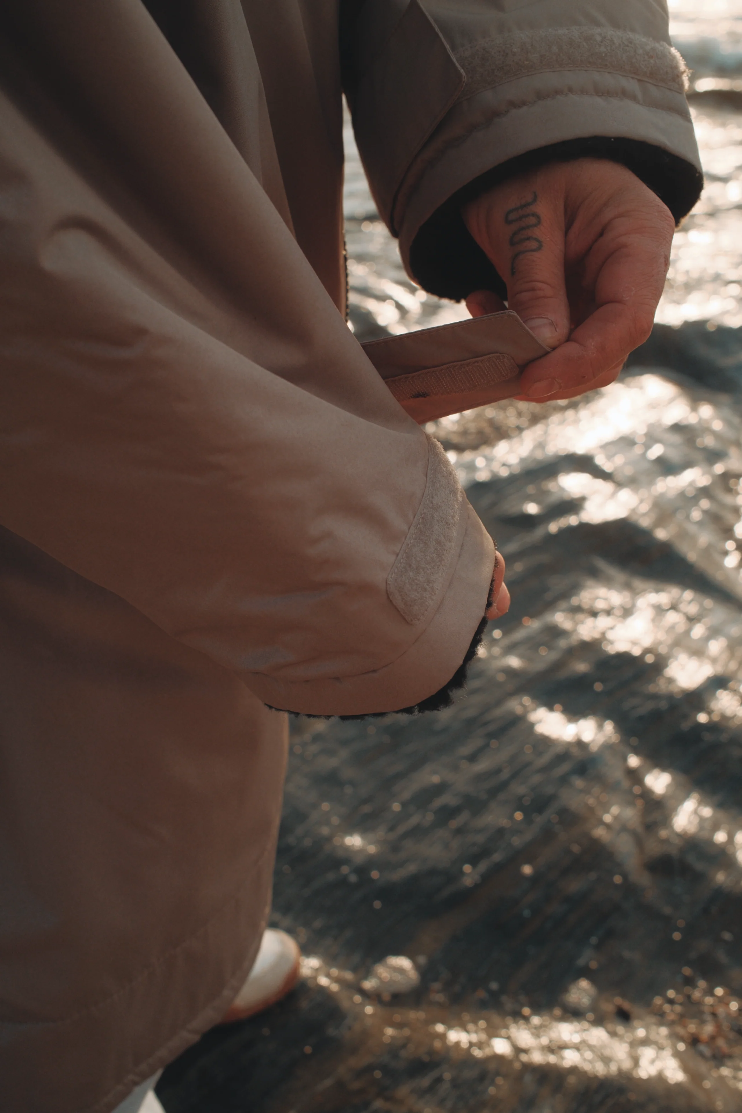L&L Waterproof All Weather Robe - Sand - Image 3
