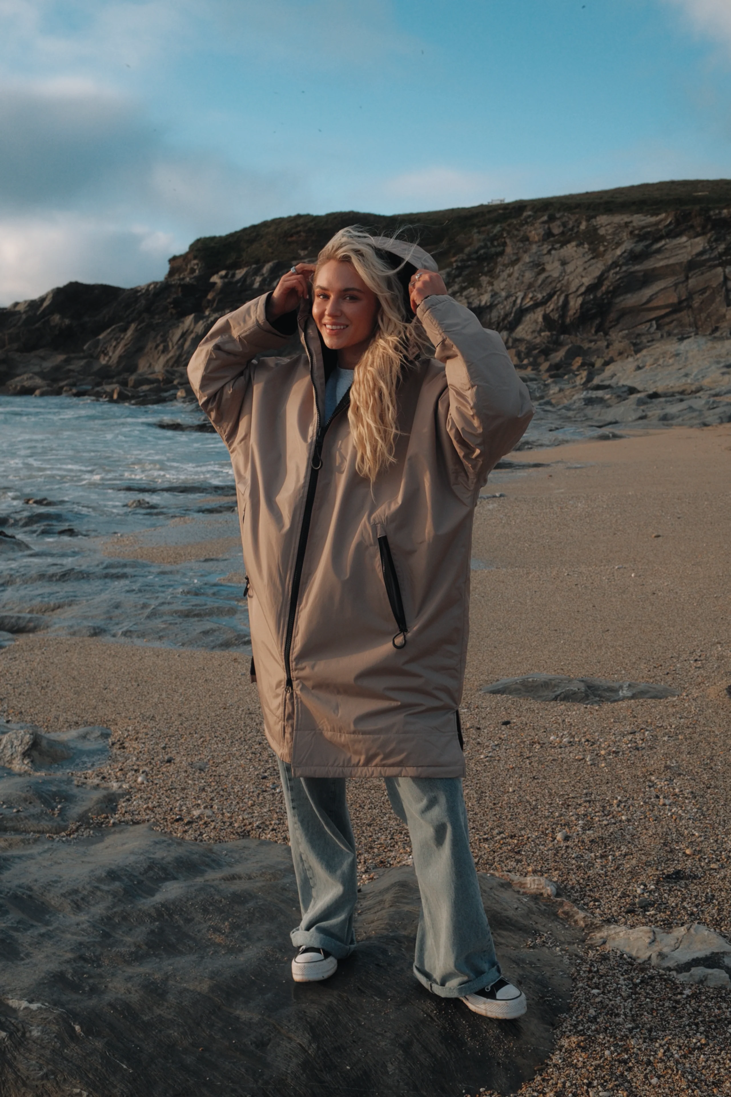L&L Waterproof All Weather Robe - Sand - Image 5