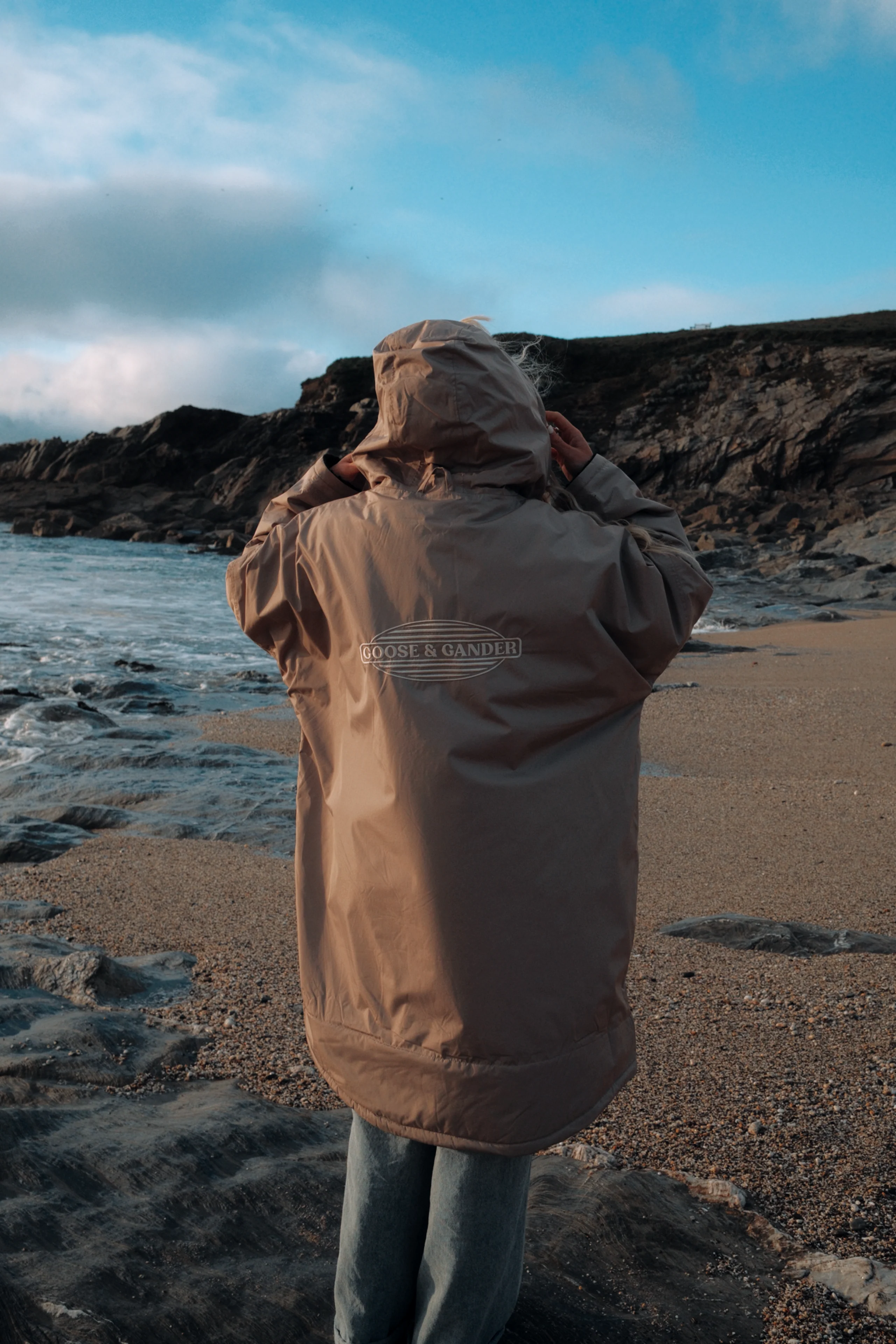 L&L Waterproof All Weather Robe - Sand - Image 7