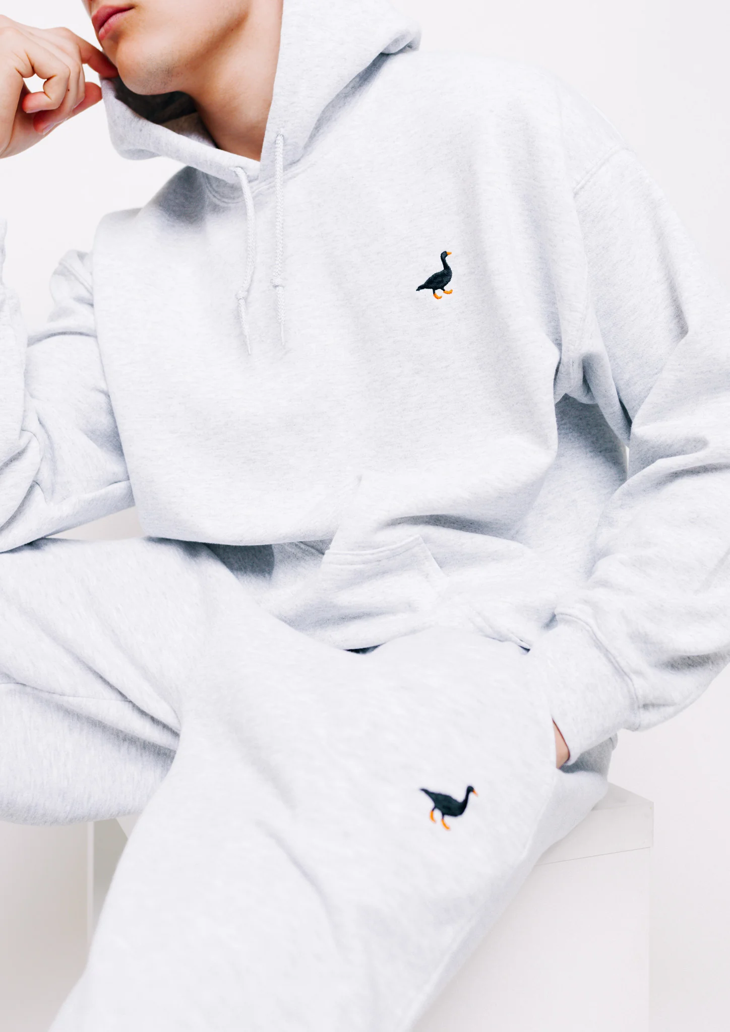 Goose Hood - Ash Grey - Image 10