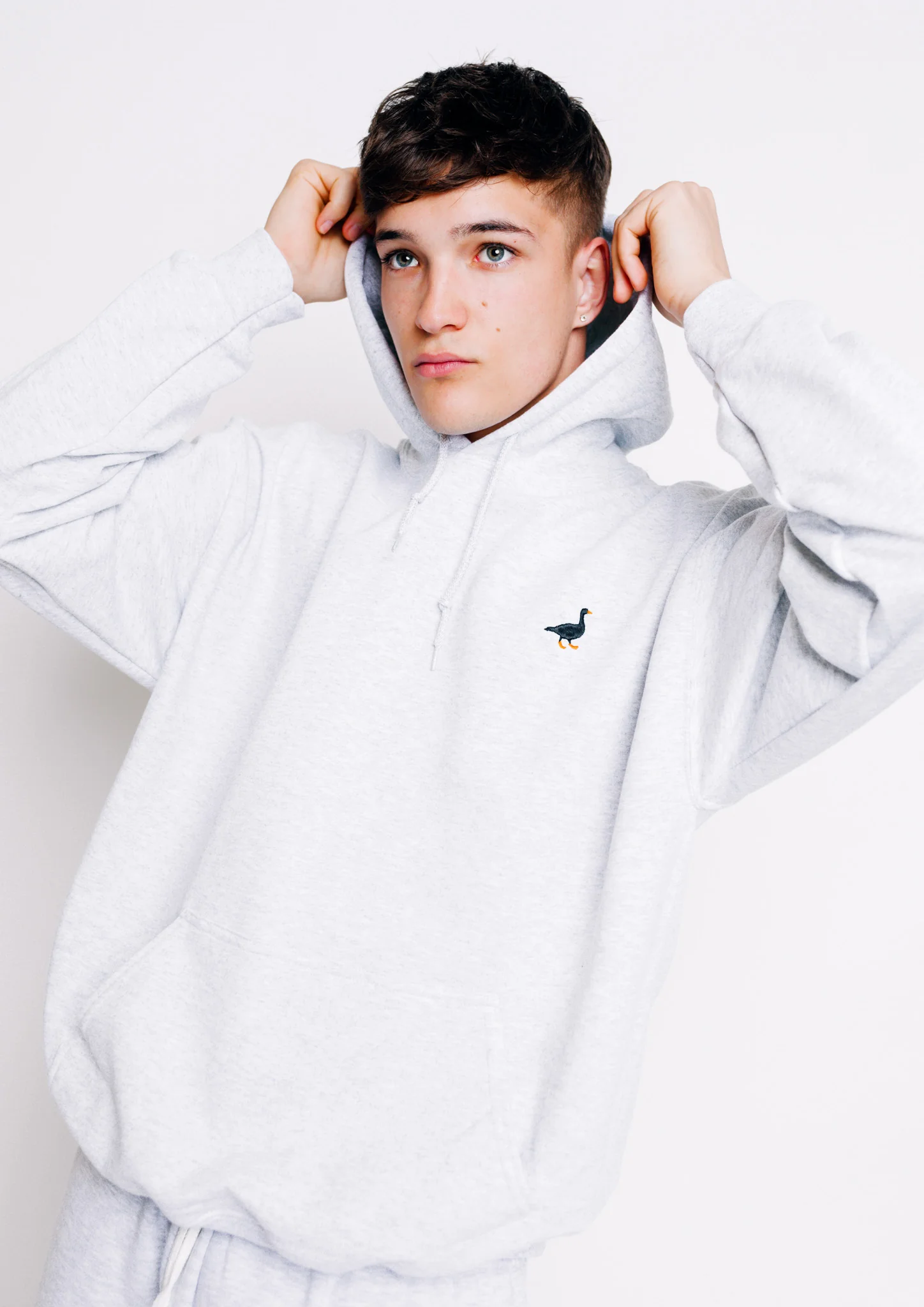 Goose Hood - Ash Grey - Image 7