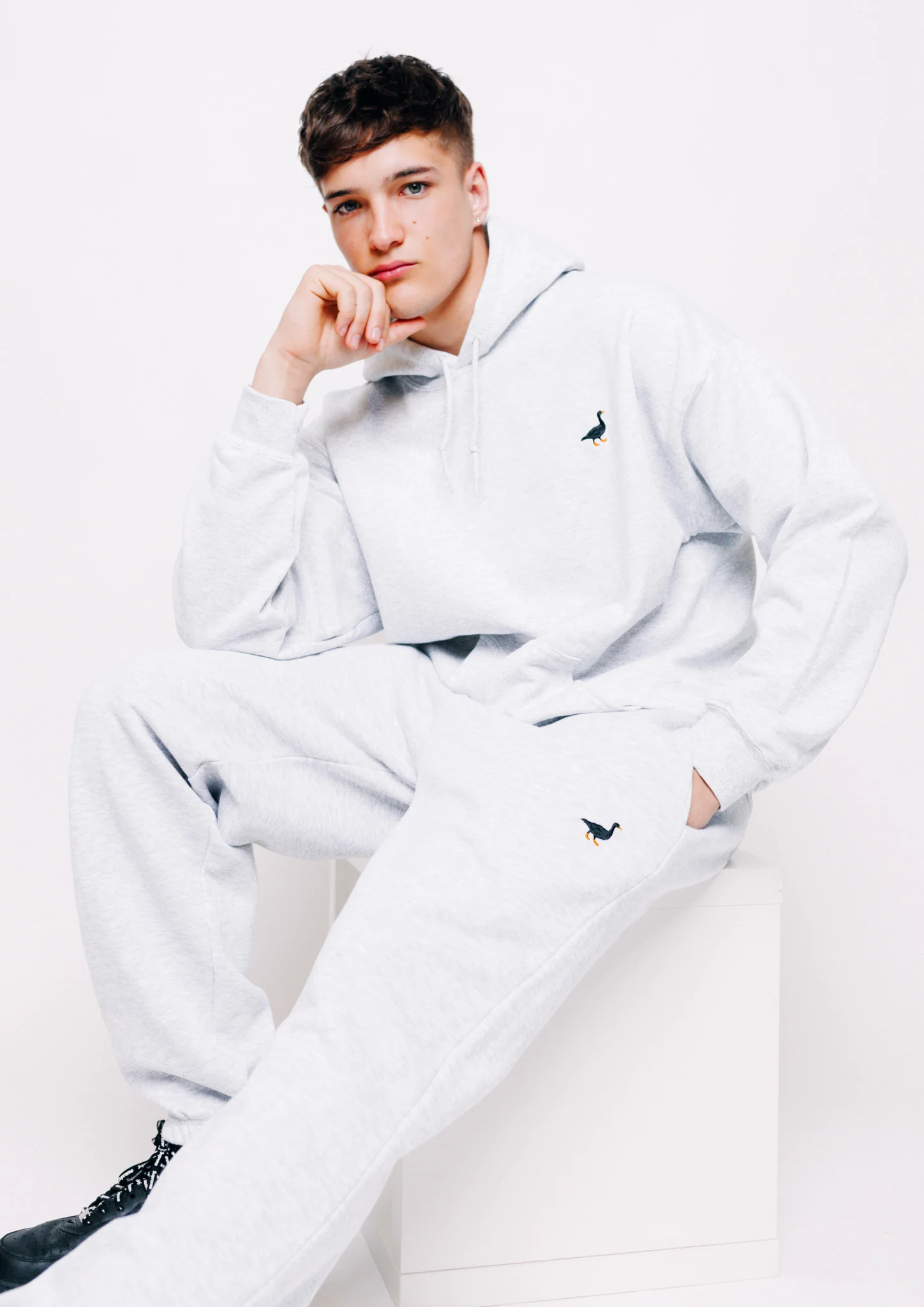 Goose Hood - Ash Grey - Image 9