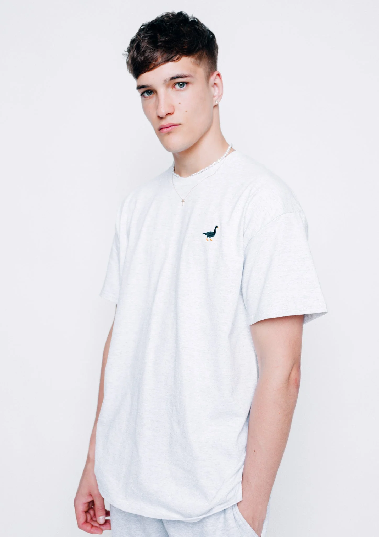Goose Tee - Ash Grey - Image 10