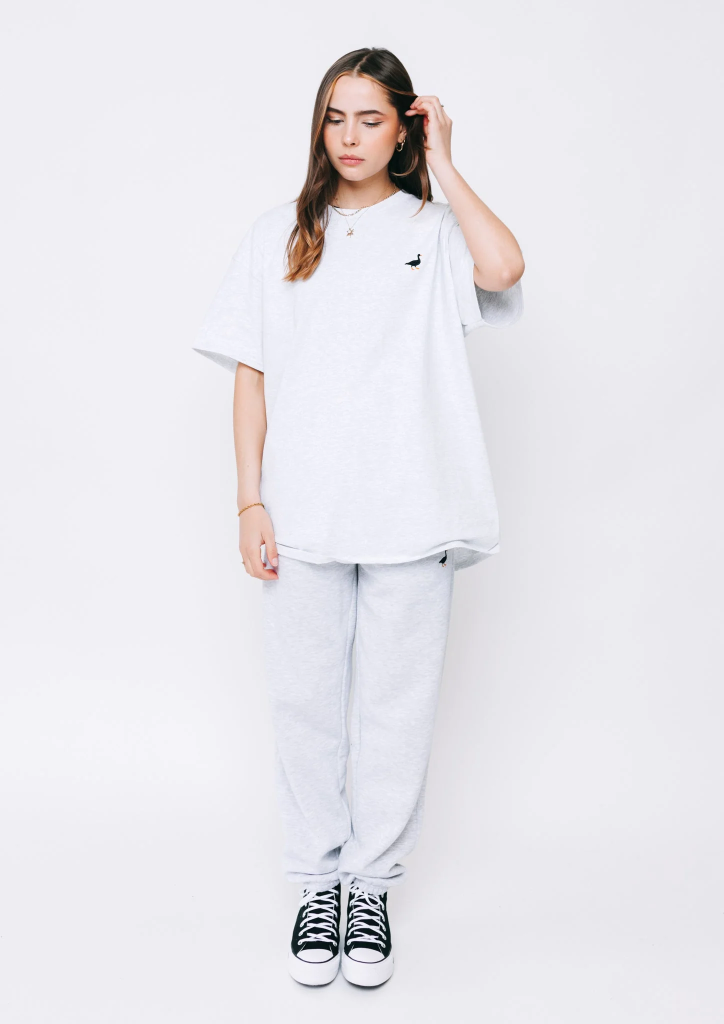 Goose Tee - Ash Grey - Image 3