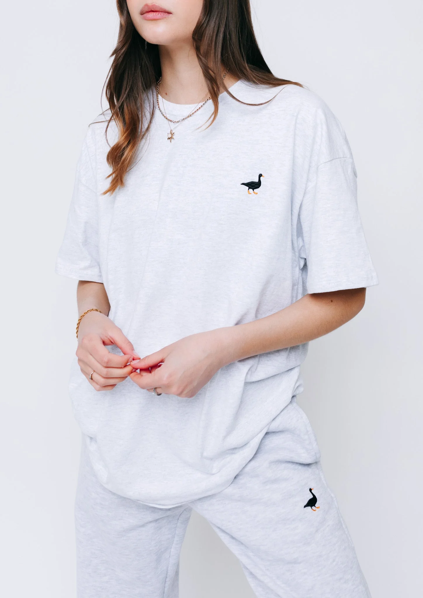 Goose Tee - Ash Grey - Image 4