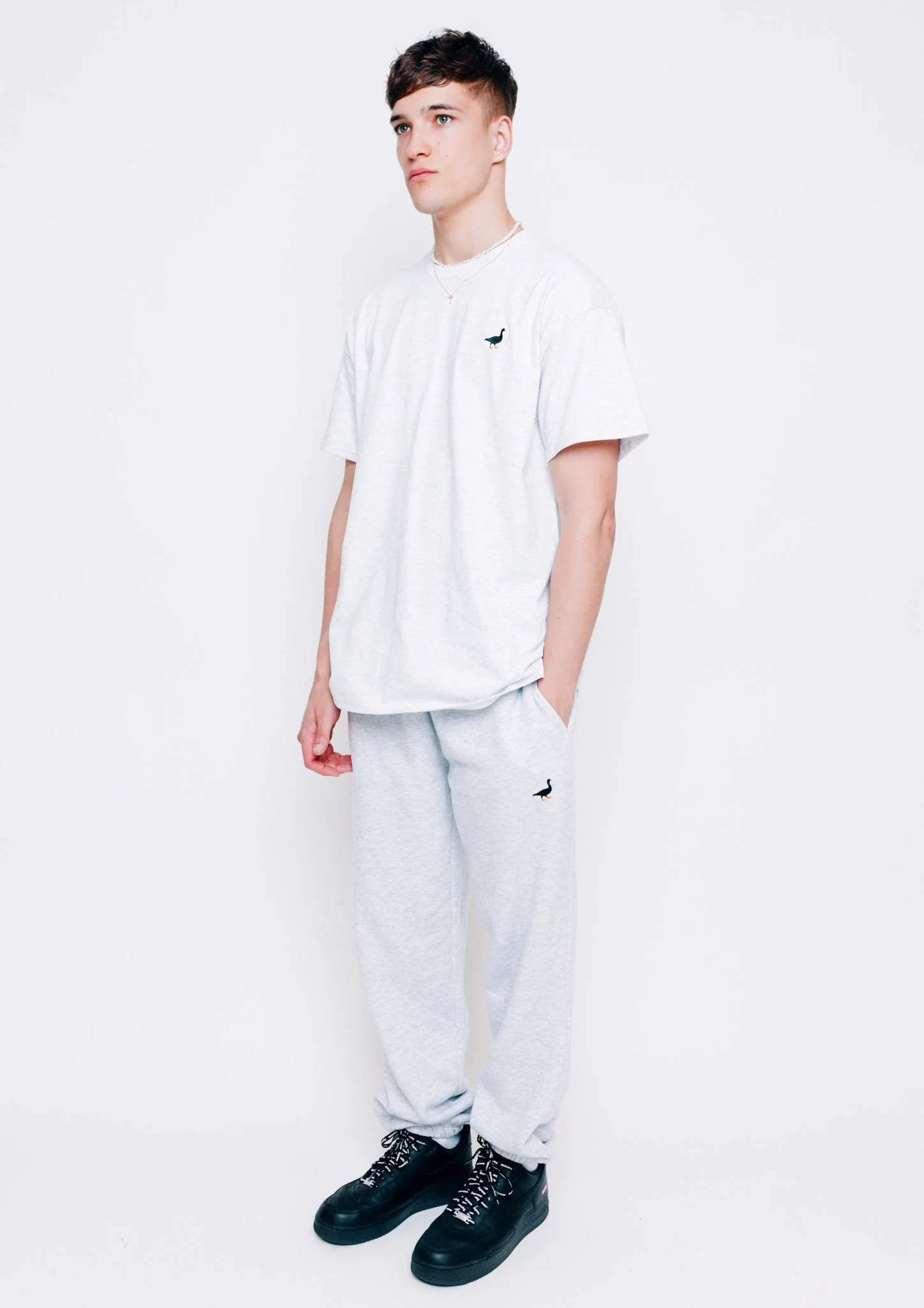 Goose Tee - Ash Grey - Image 5
