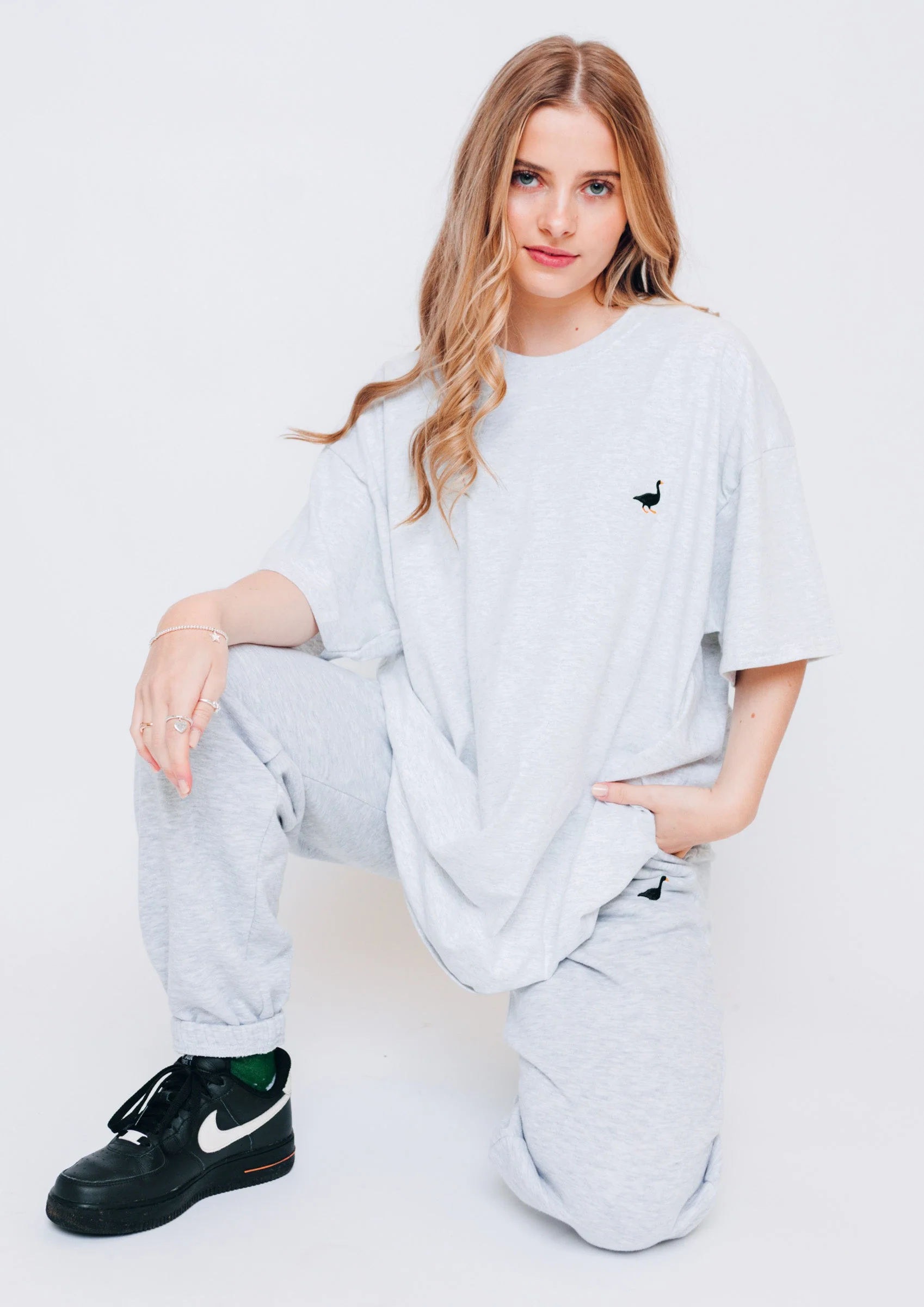 Goose Tee - Ash Grey - Image 7