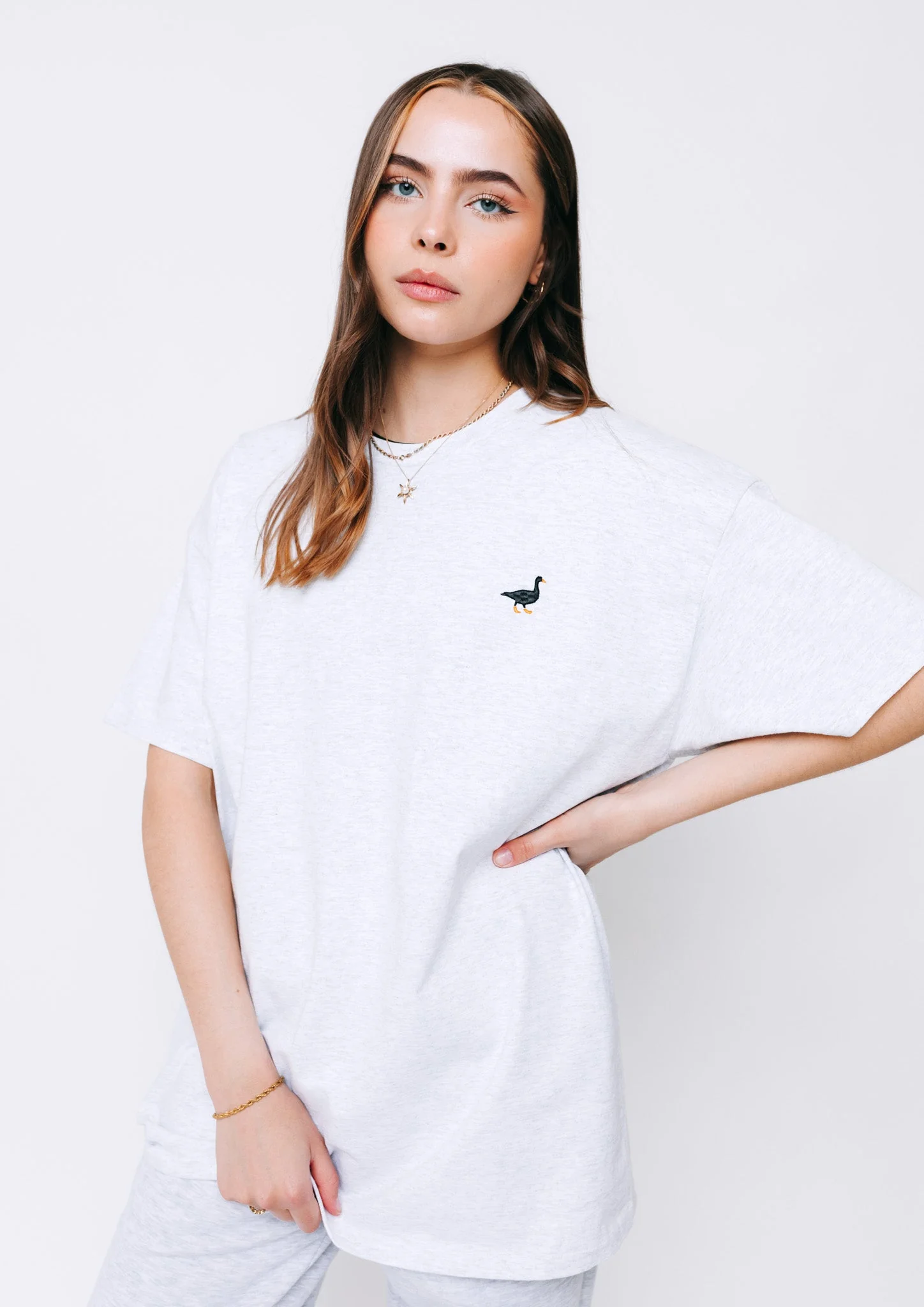 Goose Tee - Ash Grey - Image 8