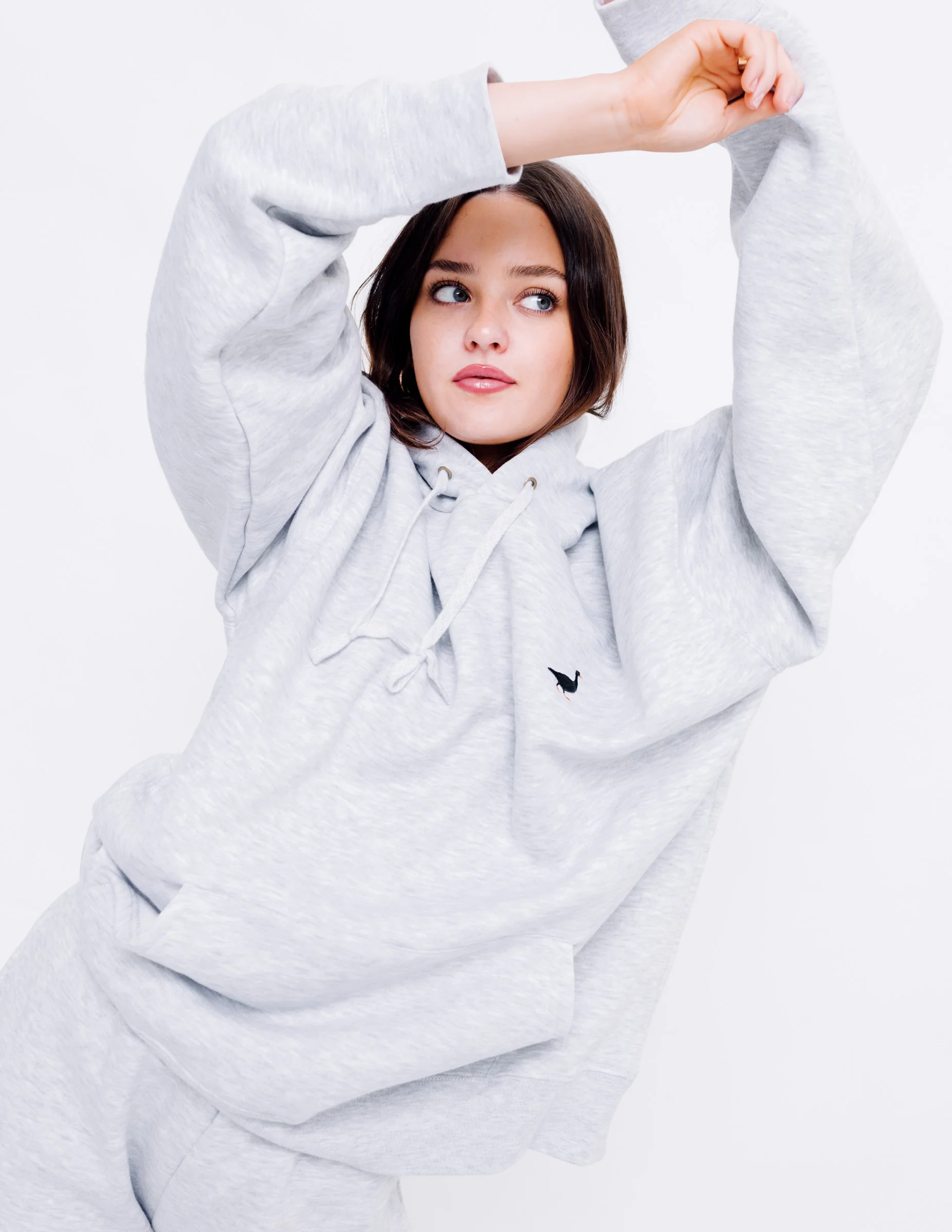 Premium Goose Hood - Ash Grey - Image 8