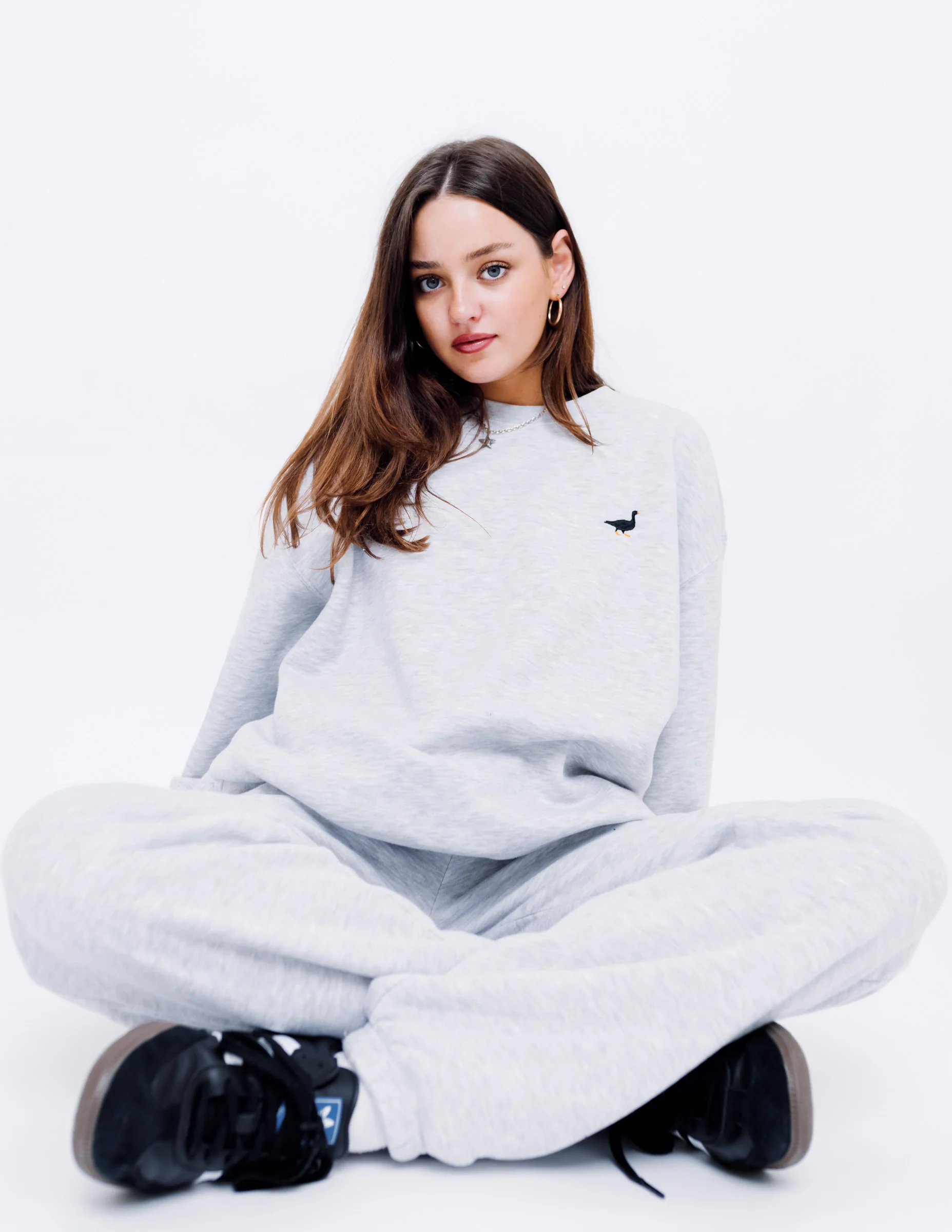 Premium Goose Sweatshirt - Ash Grey - Image 11