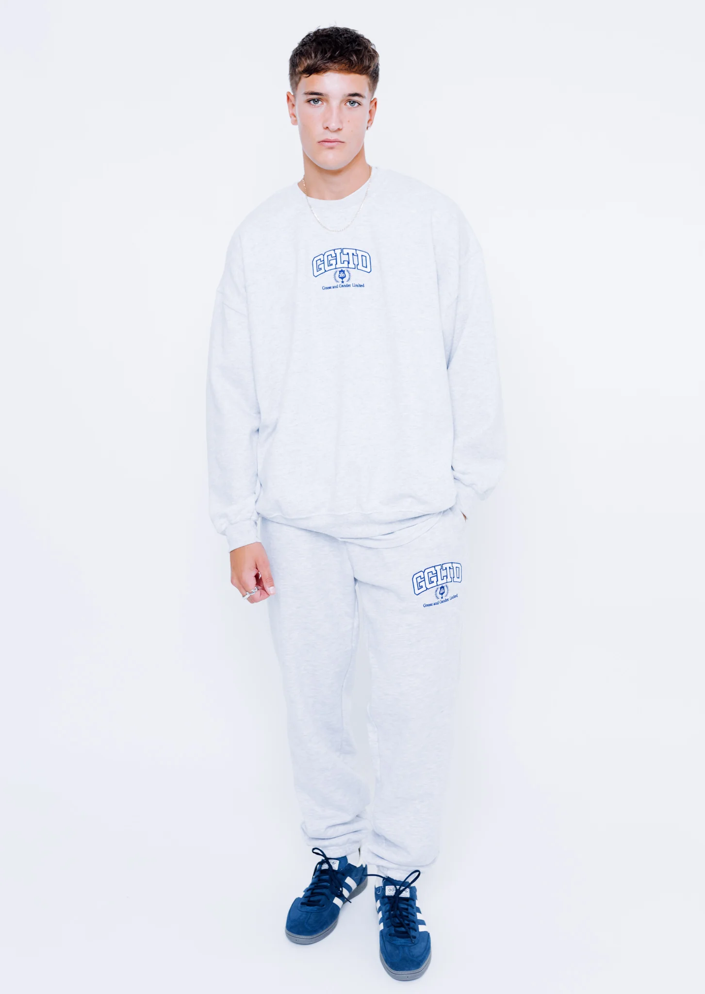 Varsity Sweatshirt - Ash Grey - Image 4