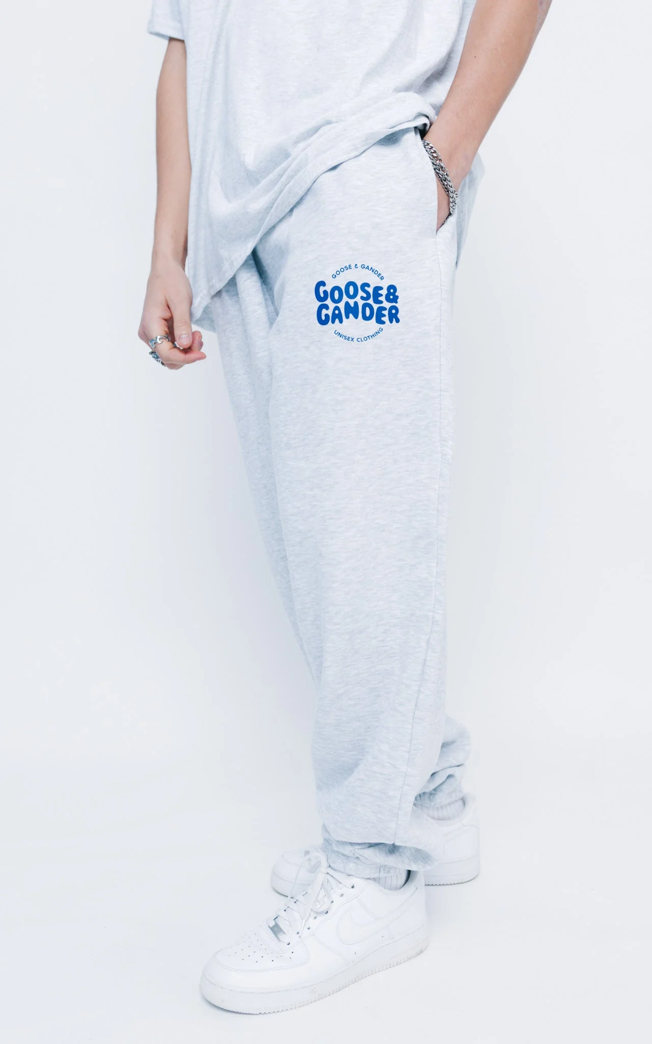 Azure Joggers - Ash Grey - Image 6