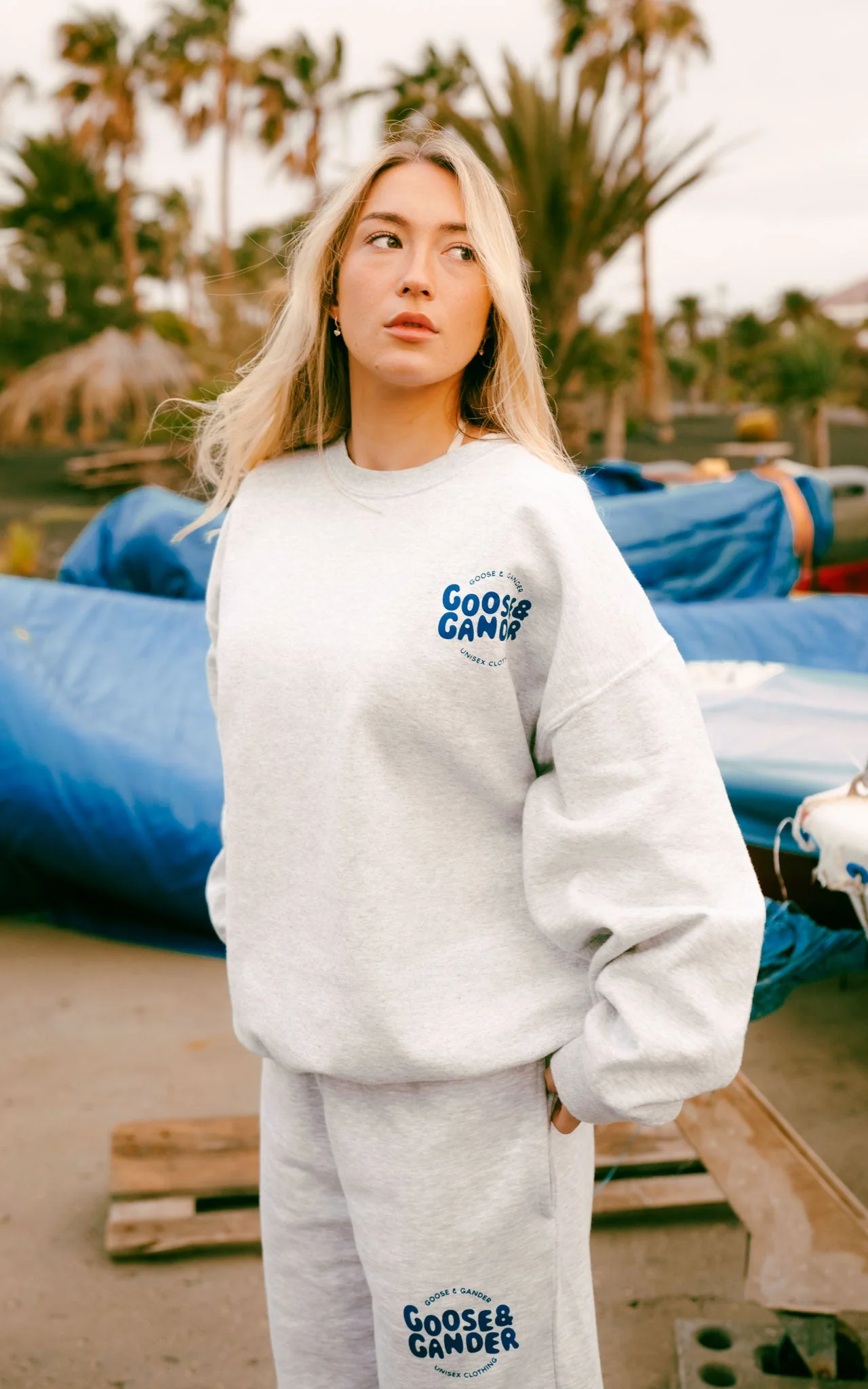 Azure Sweatshirt - Ash Grey - Image 3