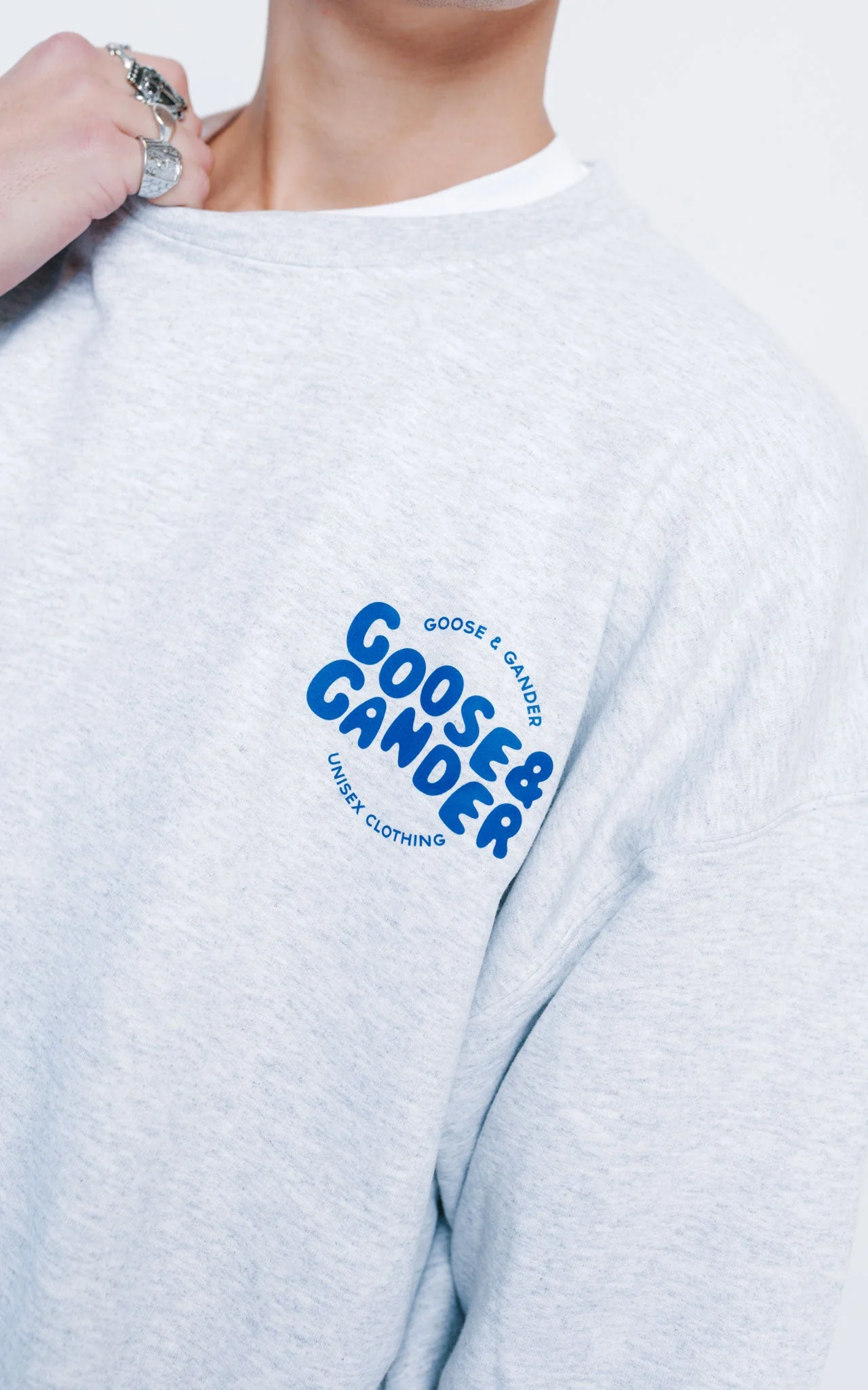 Azure Sweatshirt - Ash Grey - Image 6