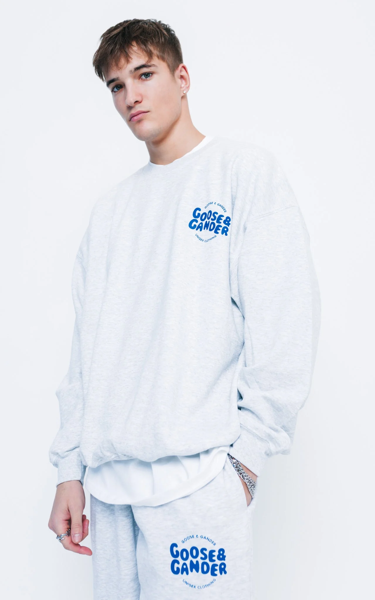 Azure Sweatshirt - Ash Grey - Image 8