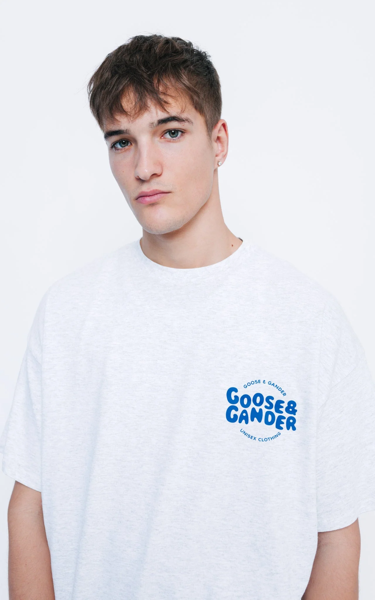 Azure Tee - Ash Grey - Image 13
