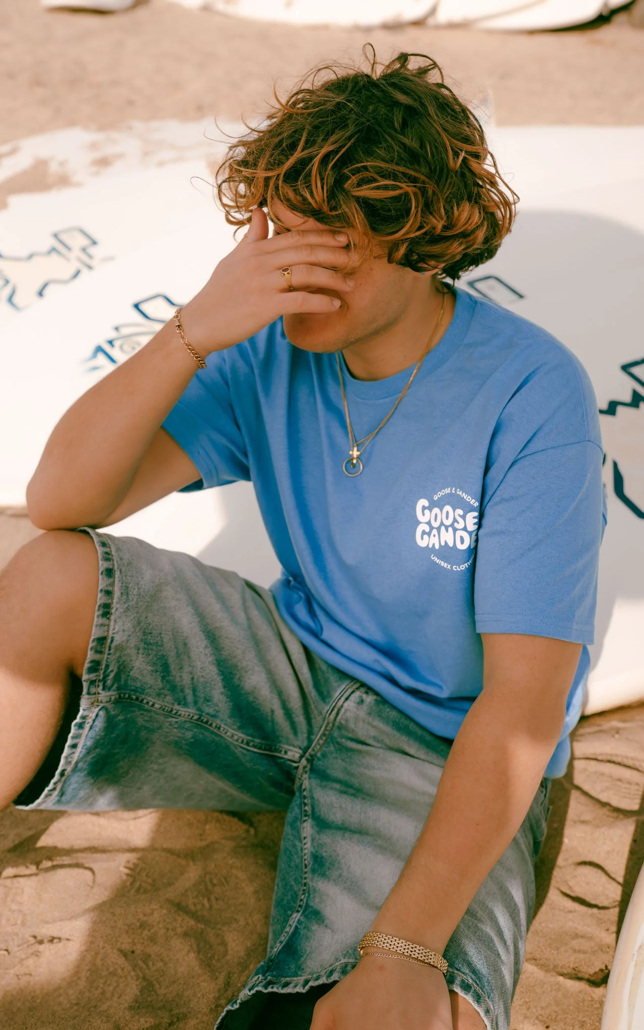 Azure Tee - Carolina Blue
