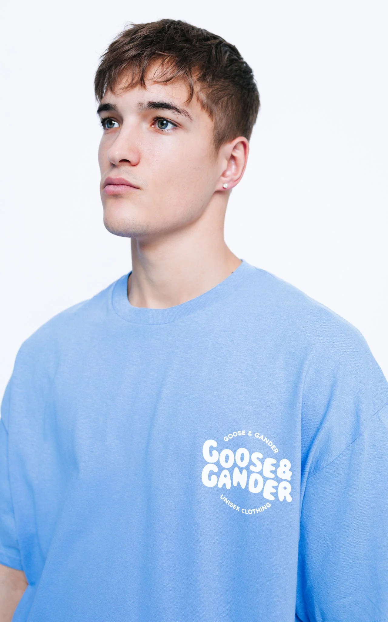 Azure Tee - Carolina Blue - Image 11