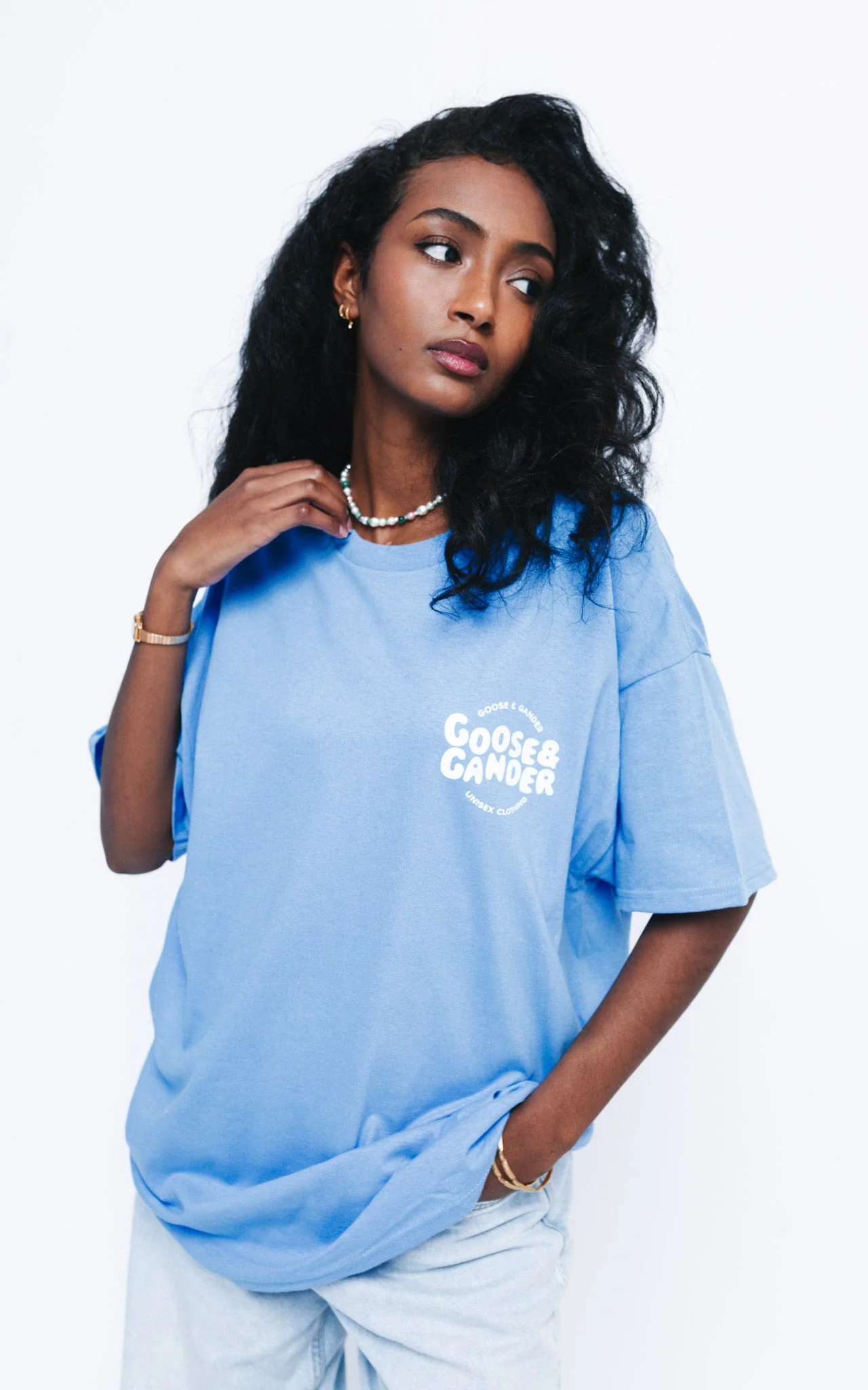 Azure Tee - Carolina Blue - Image 4