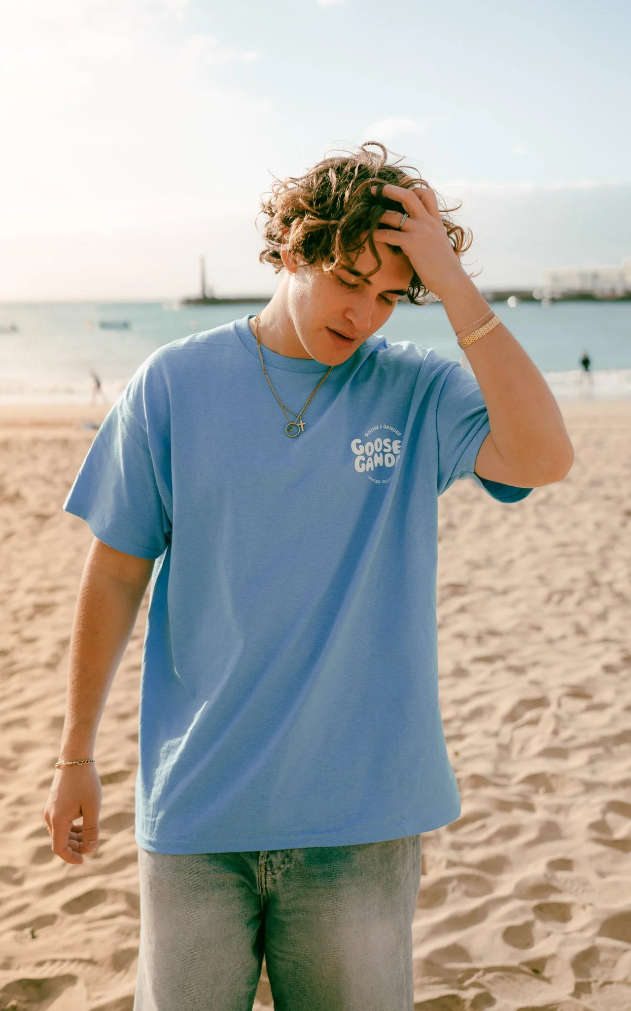 Azure Tee - Carolina Blue - Image 5
