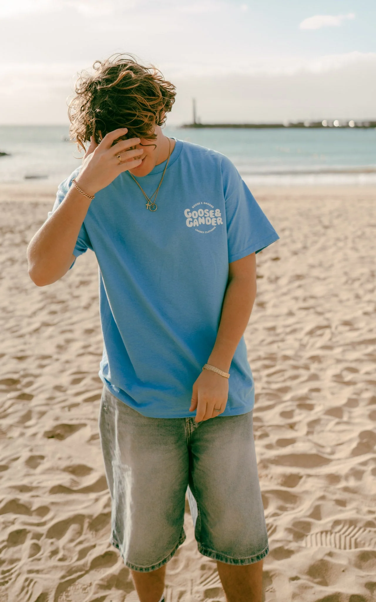 Azure Tee - Carolina Blue - Image 6