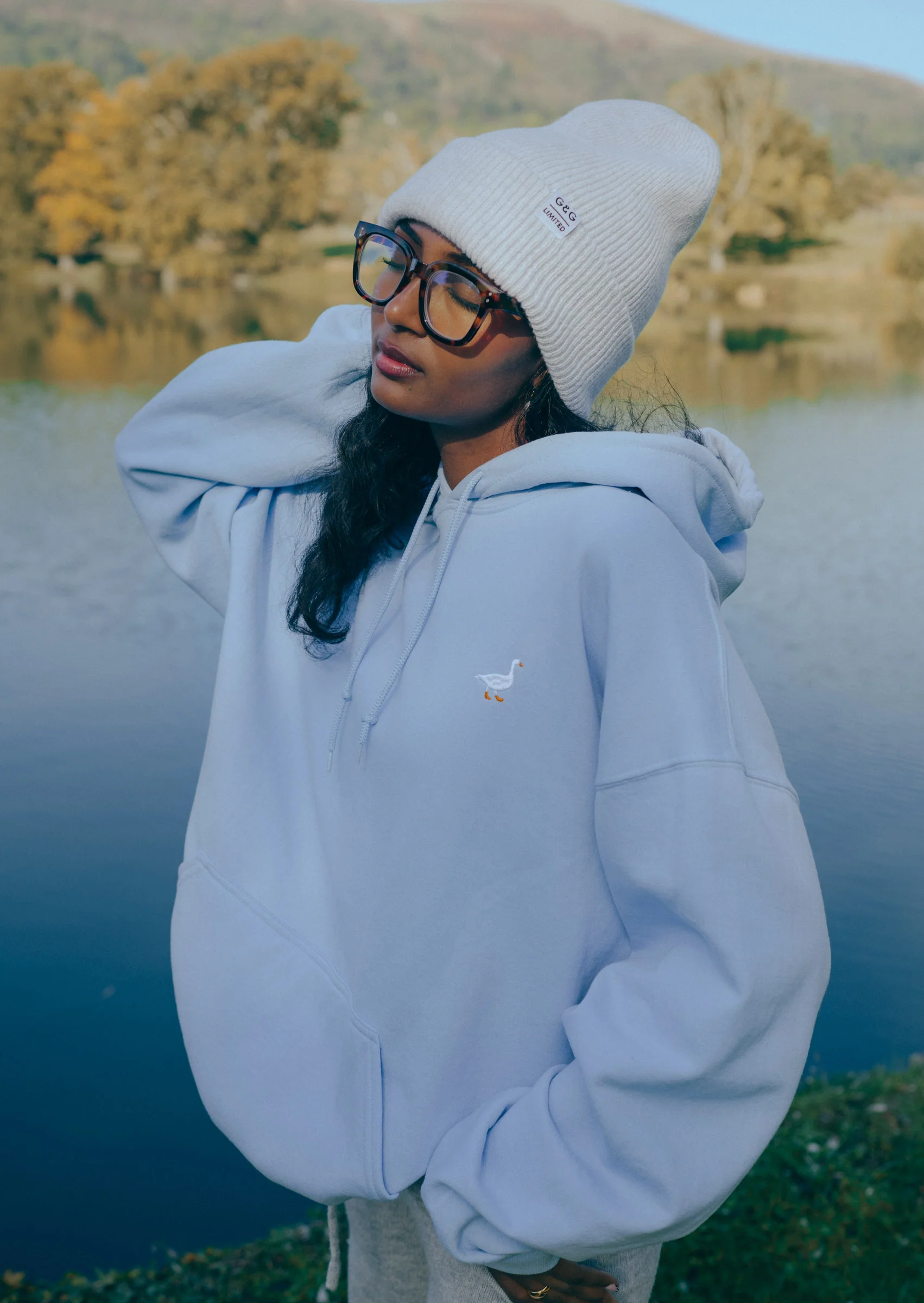 Goose Hood - Baby Blue - Image 3