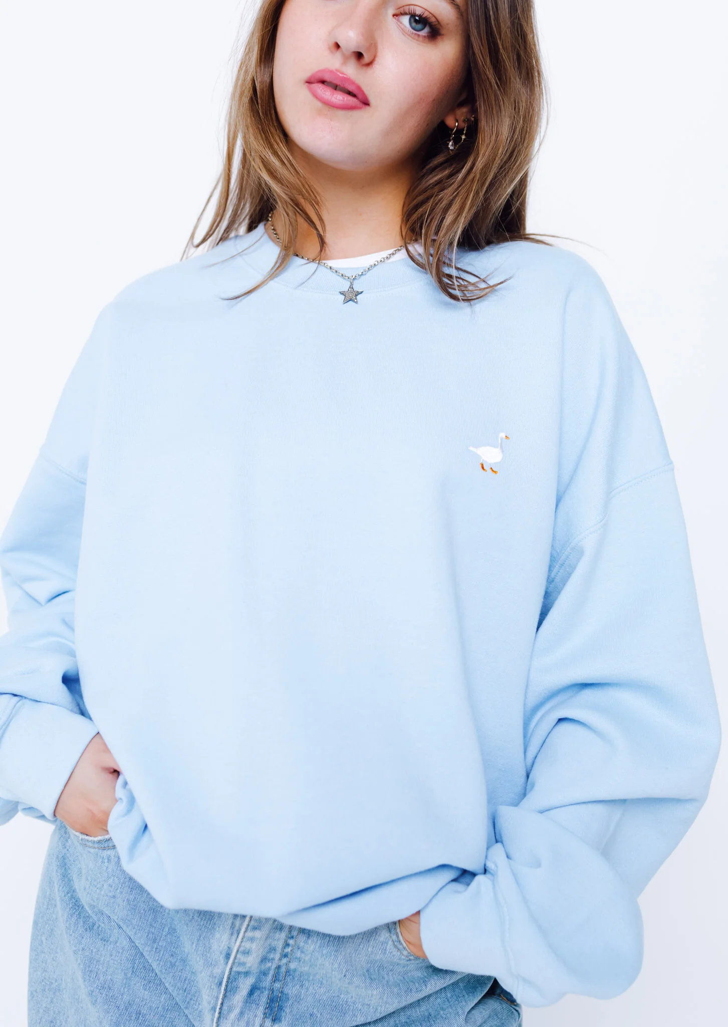 Goose Sweat - Baby Blue - Image 4
