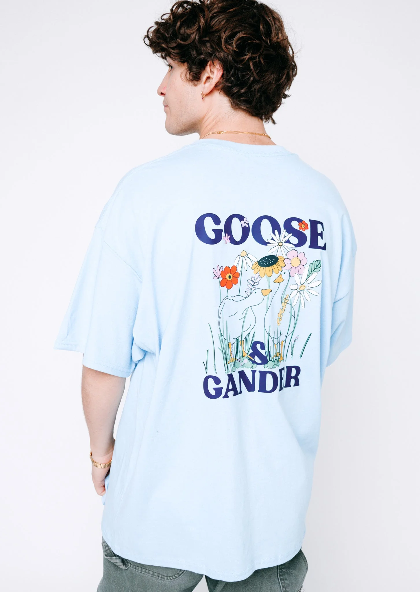 Wild Goose Tee - Baby Blue - Image 12