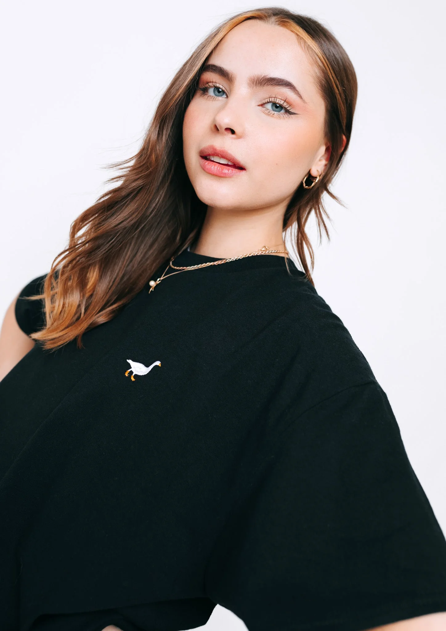 Goose Tee - Black - Image 6