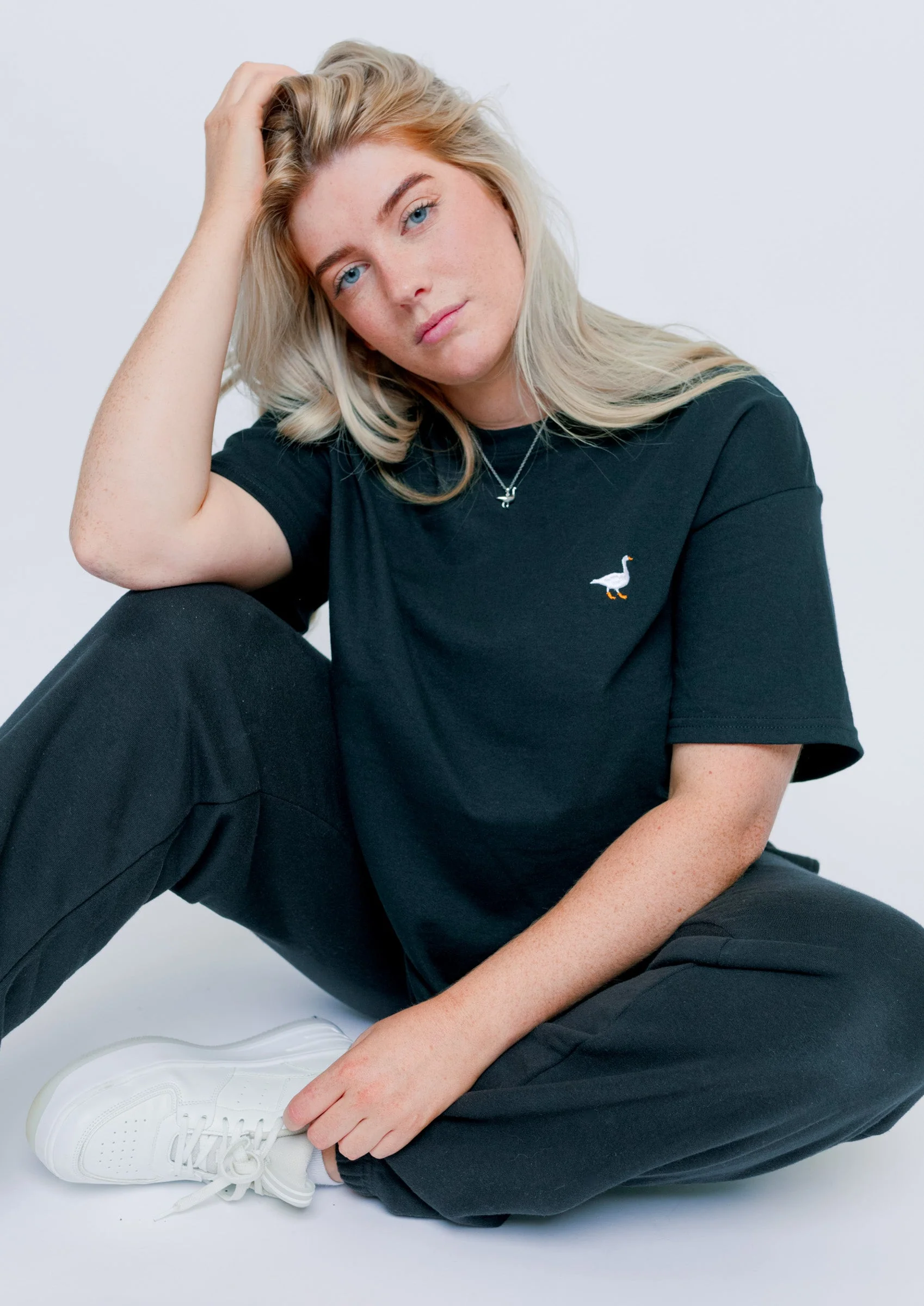 Goose Tee - Black - Image 7