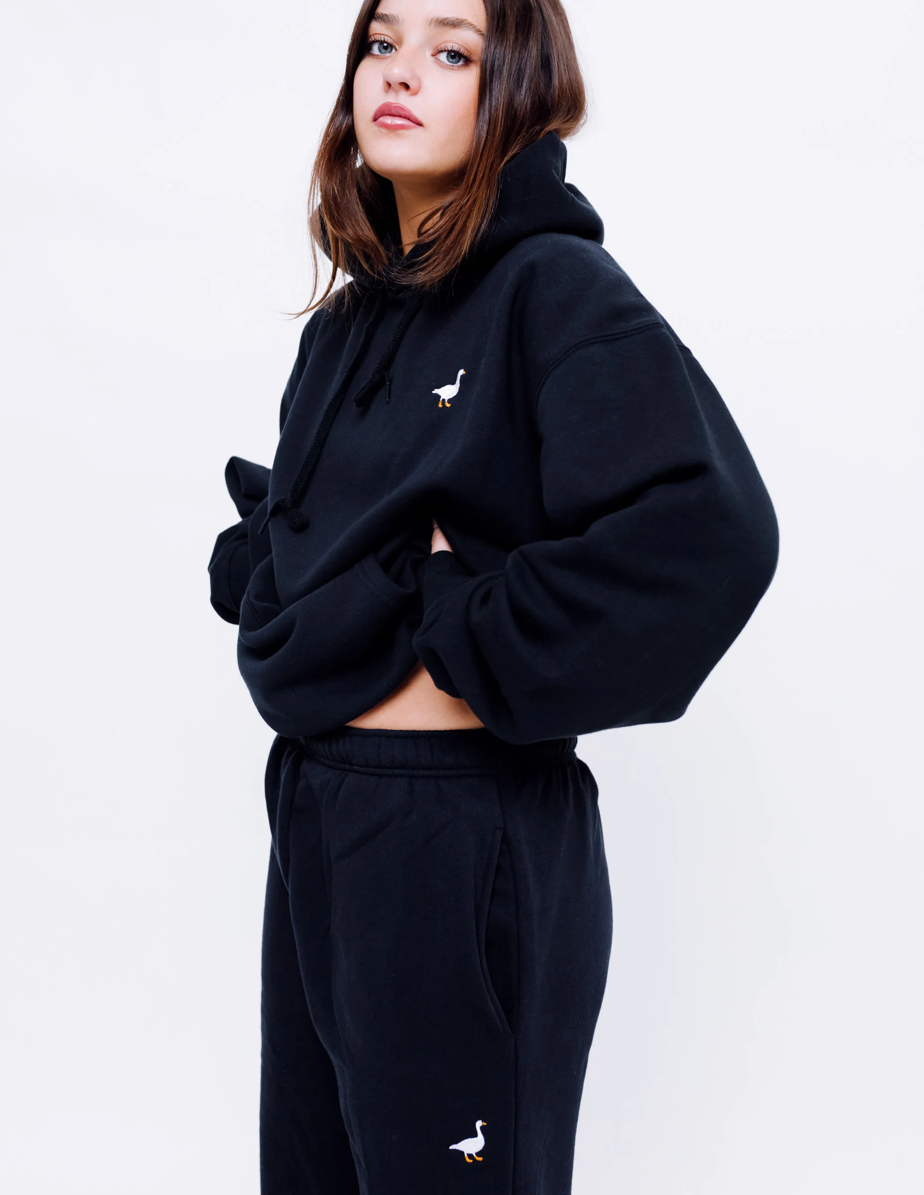 Premium Goose Hood - Black - Image 2