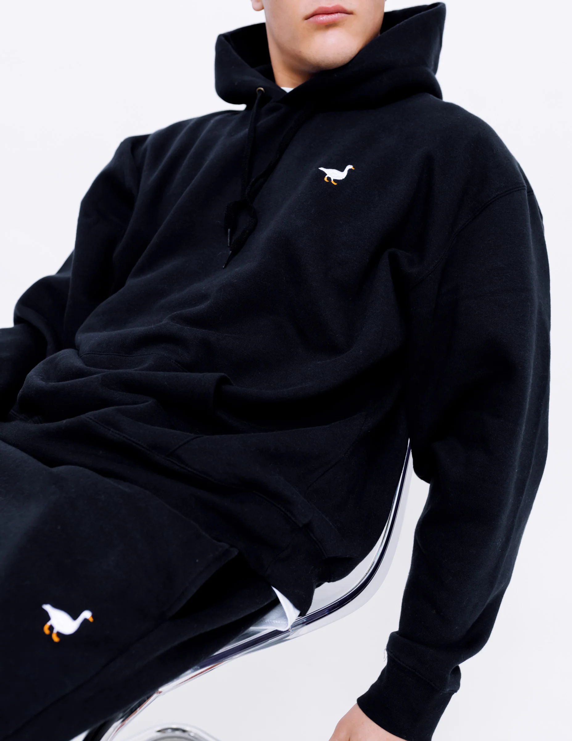 Premium Goose Hood - Black - Image 3