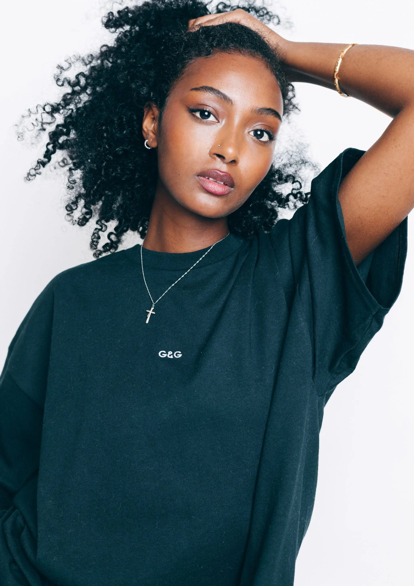 Simple Tee - Black - Image 7