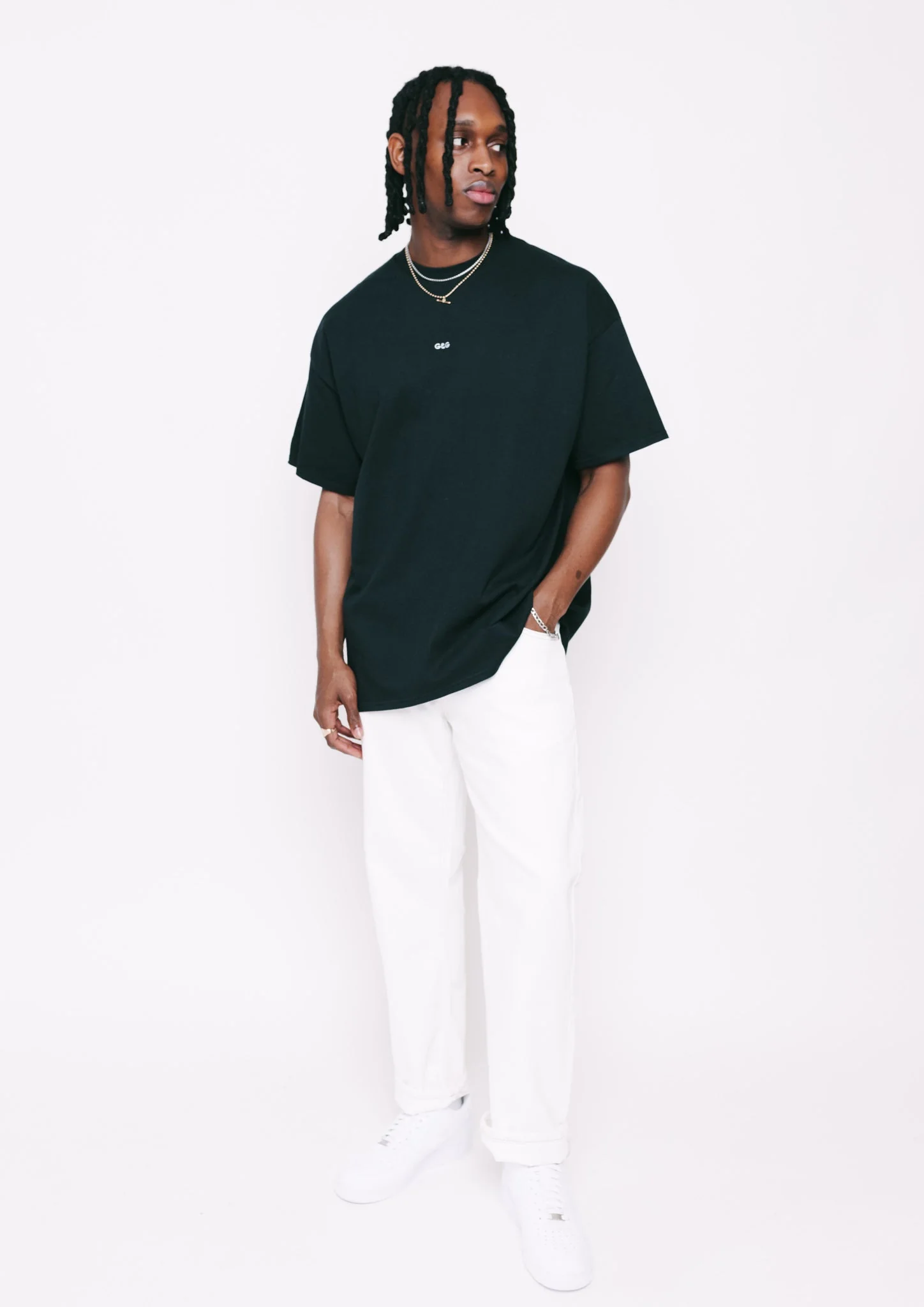 Simple Tee - Black - Image 8