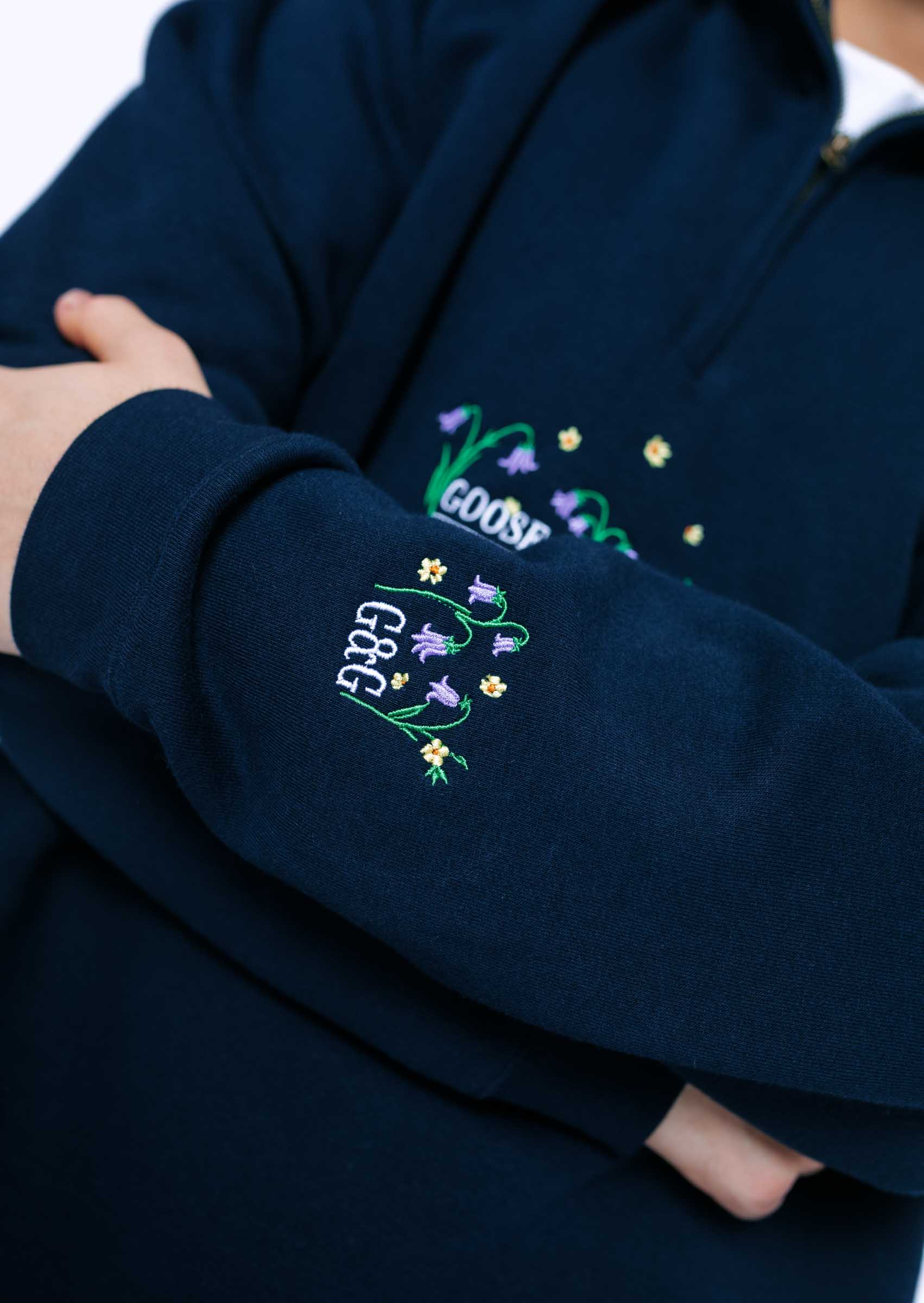 Bluebell 1/4 Zip Sweat - Navy - Image 15