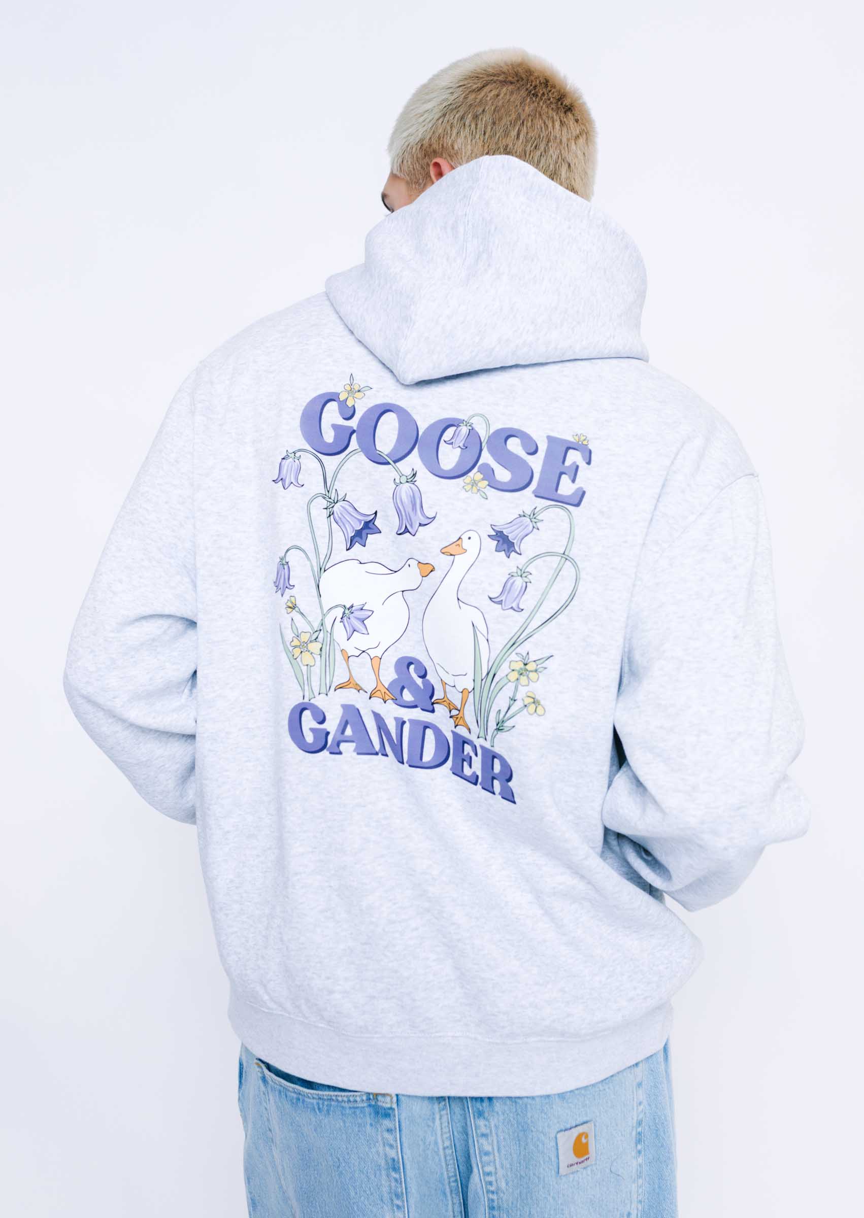 Bluebell Hoodie - Ash Grey - Image 10