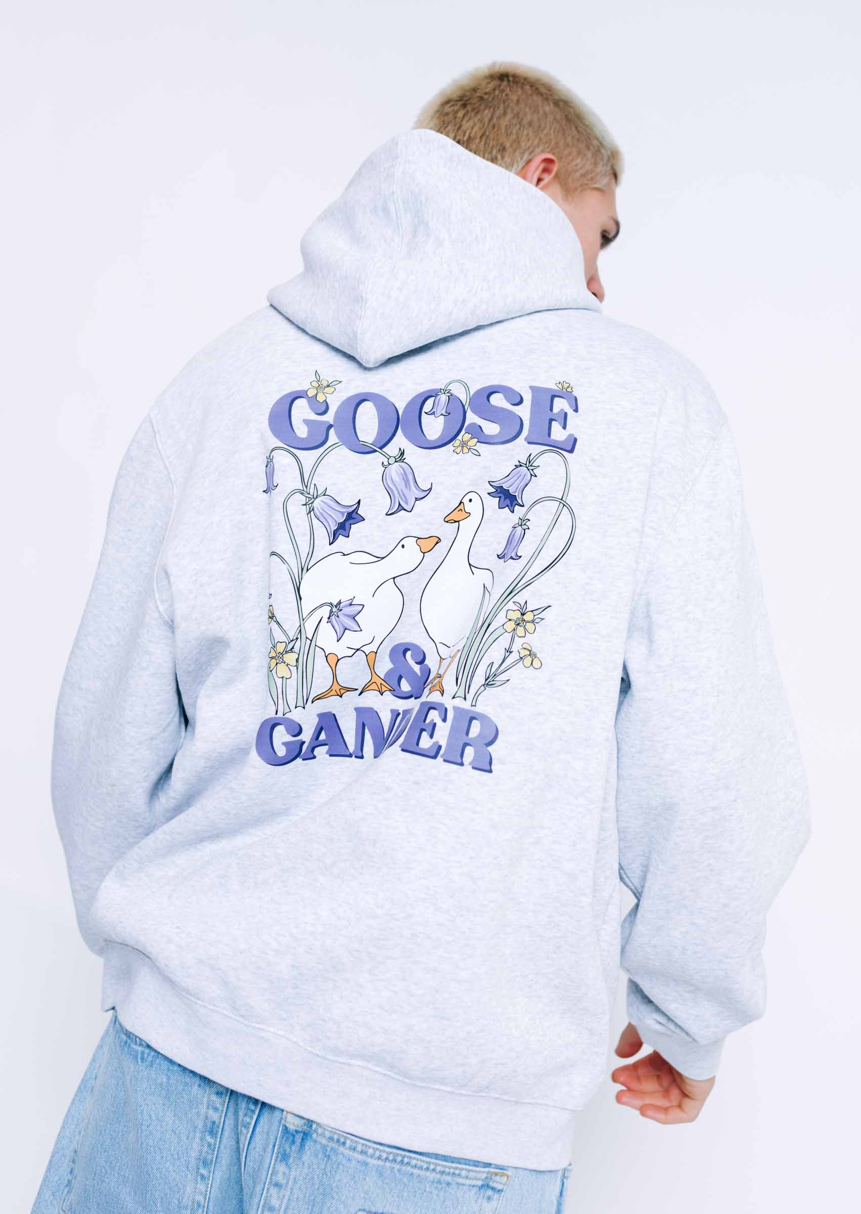 Bluebell Hoodie - Ash Grey - Image 3