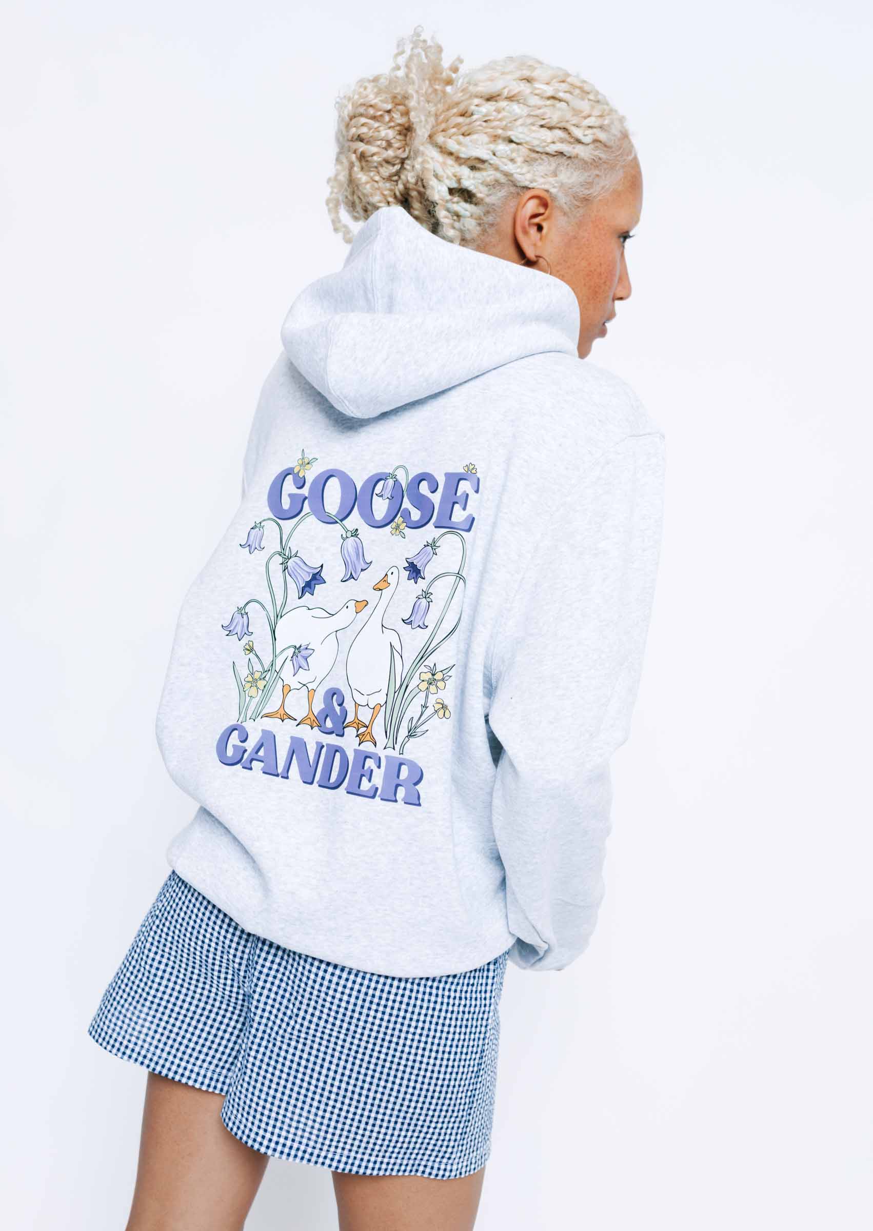 Bluebell Hoodie - Ash Grey - Image 8