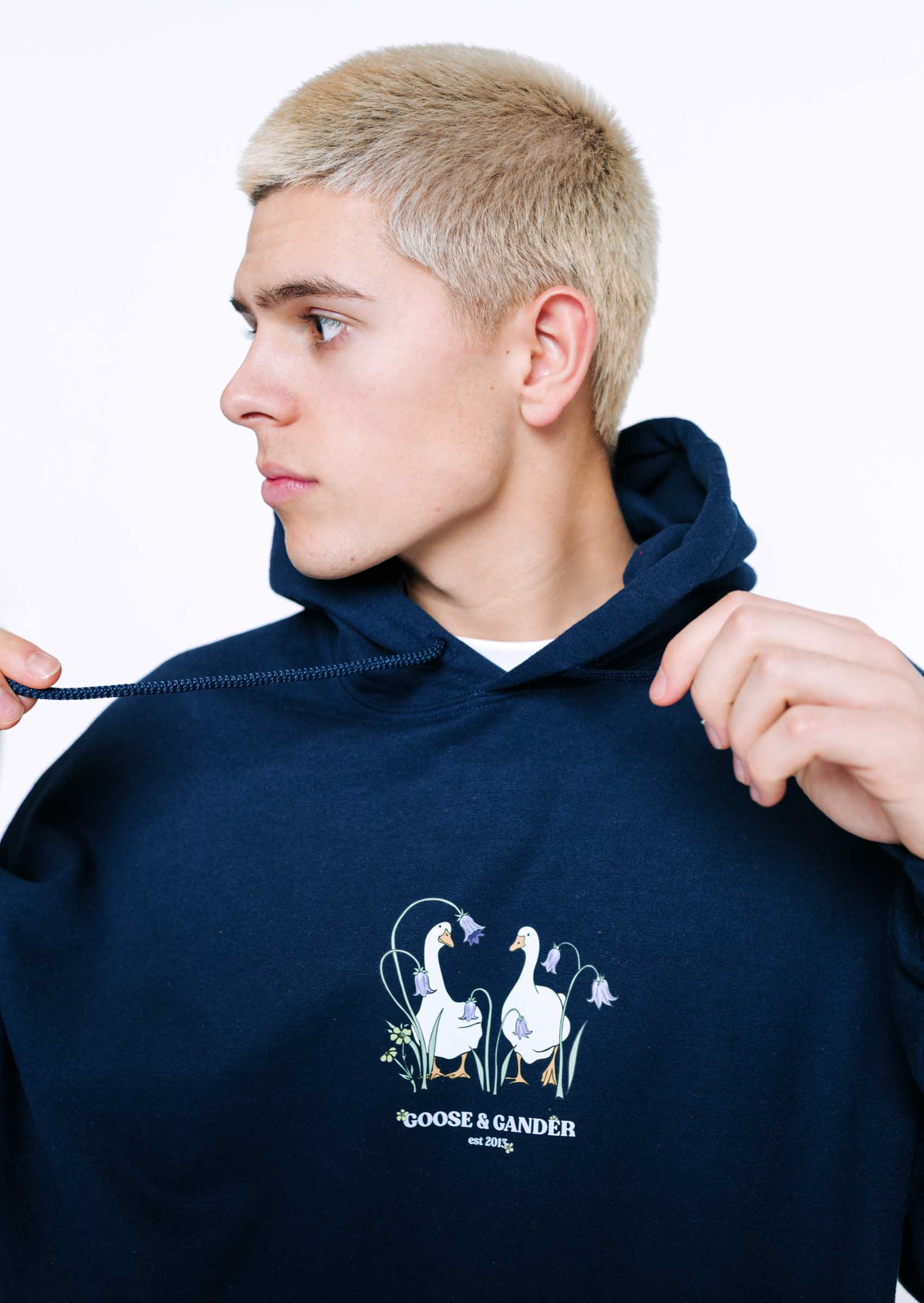Bluebell Hoodie - Navy - Image 2