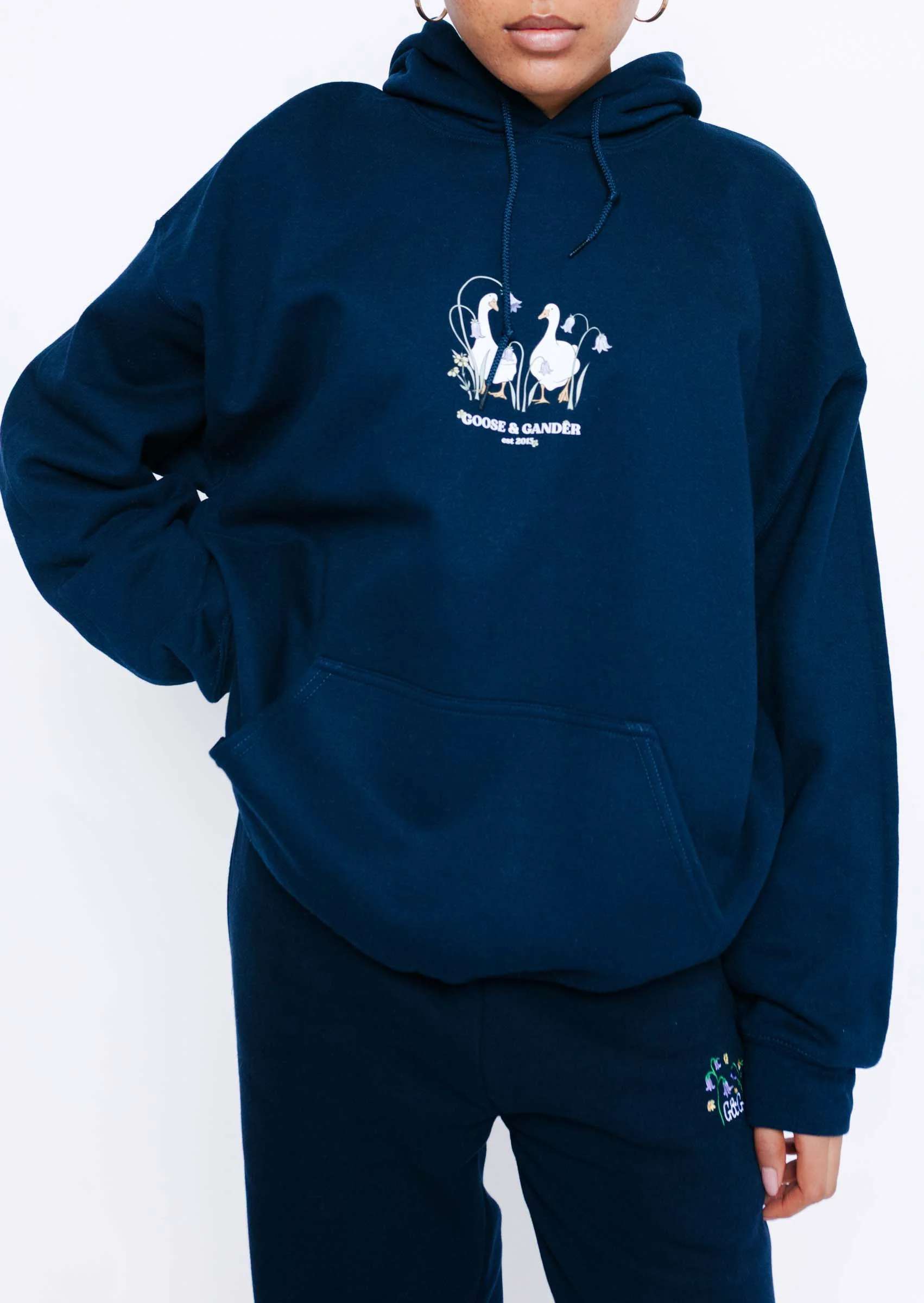 Bluebell Hoodie - Navy - Image 4