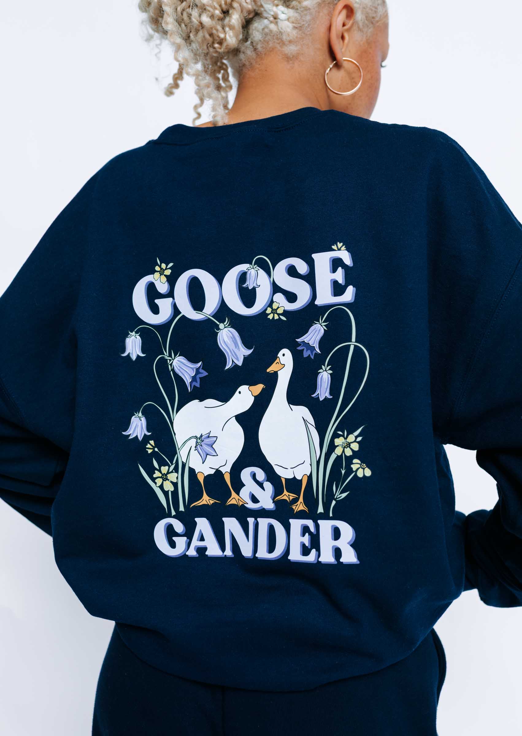 Bluebell Printed Sweatshirt - Navy - Image 5