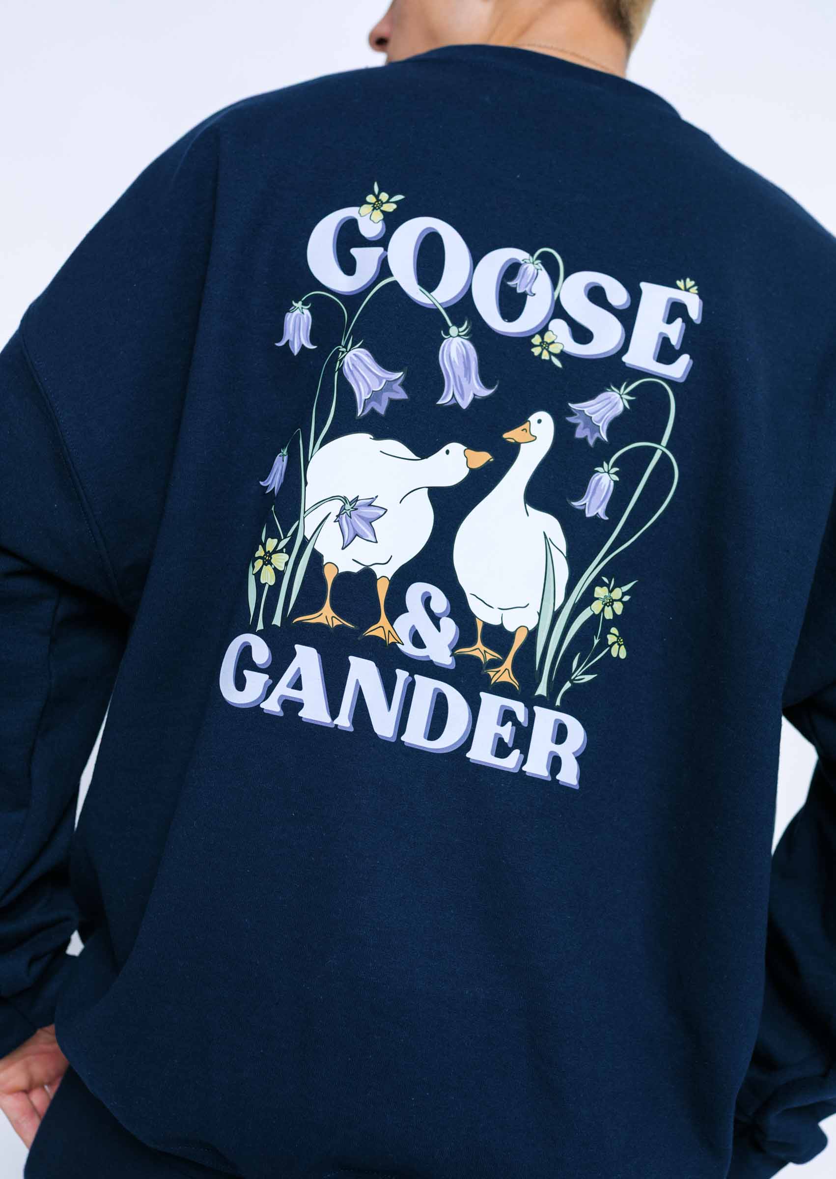Bluebell Printed Sweatshirt - Navy - Image 8