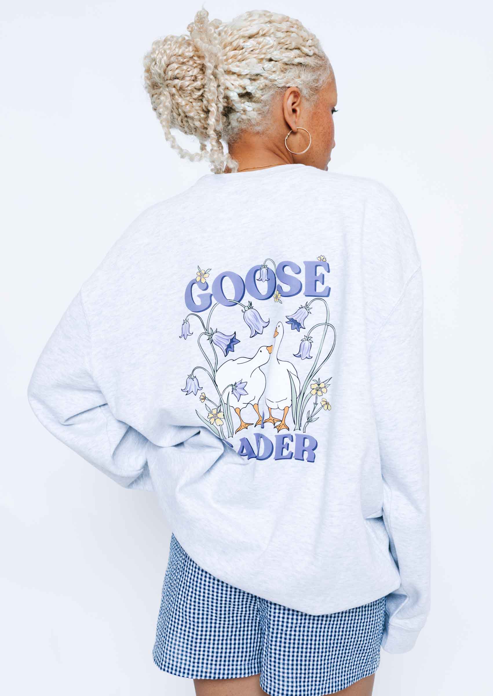 Bluebell Sweatshirt - Ash Grey - Image 3