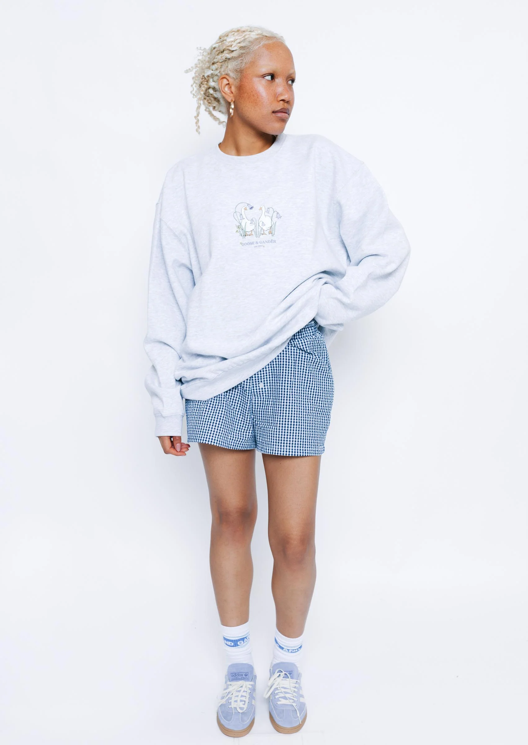 Bluebell Sweatshirt - Ash Grey - Image 4